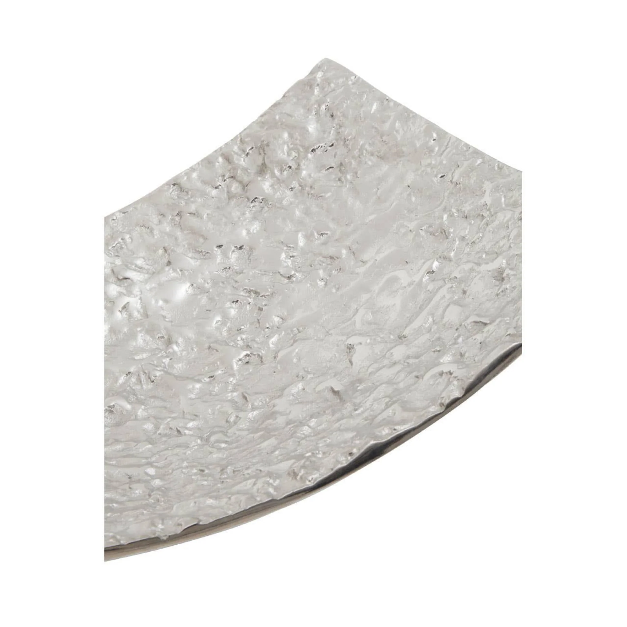 Akola Silver Textured Decorative Dish - Image 3