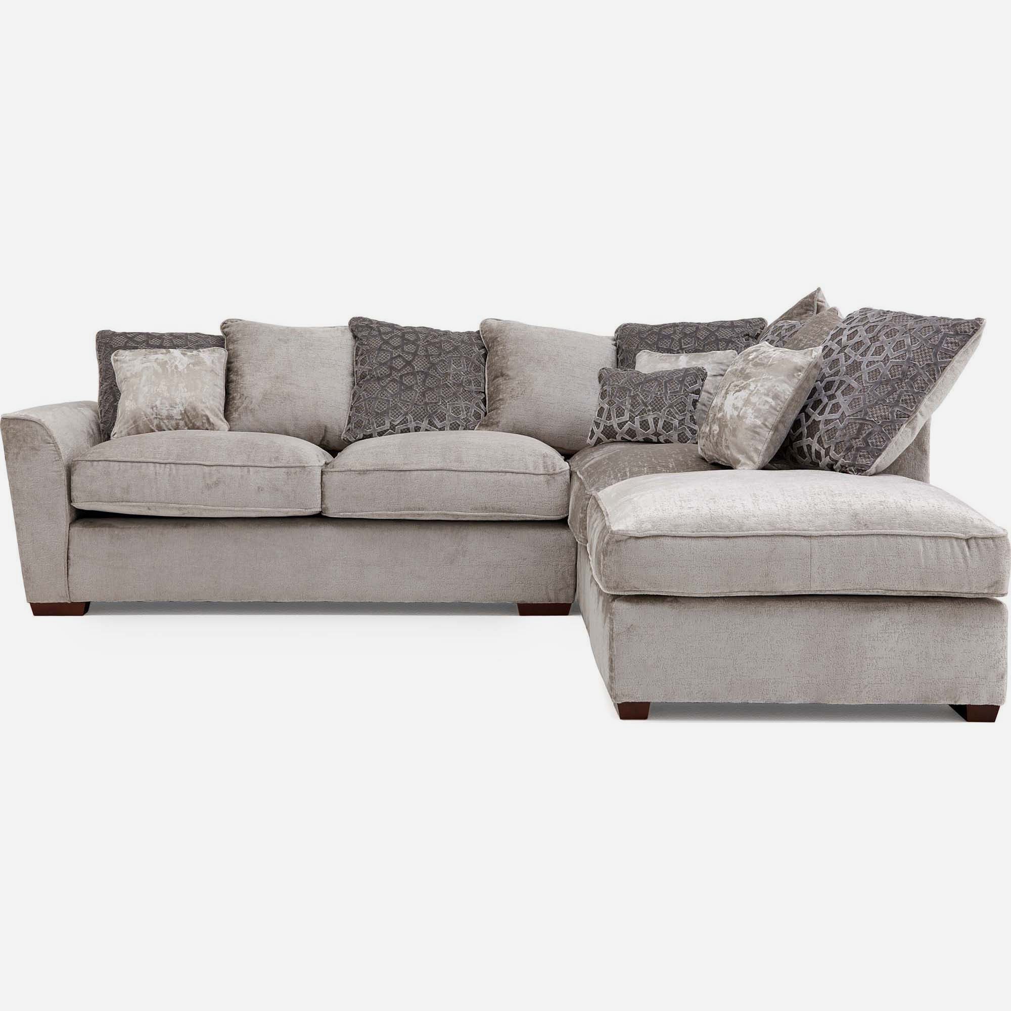 Allure Corner Sofa with Footstool - Corner Group with Stool Chaise Right Grade B - Right Hand Facing - Extraflex
