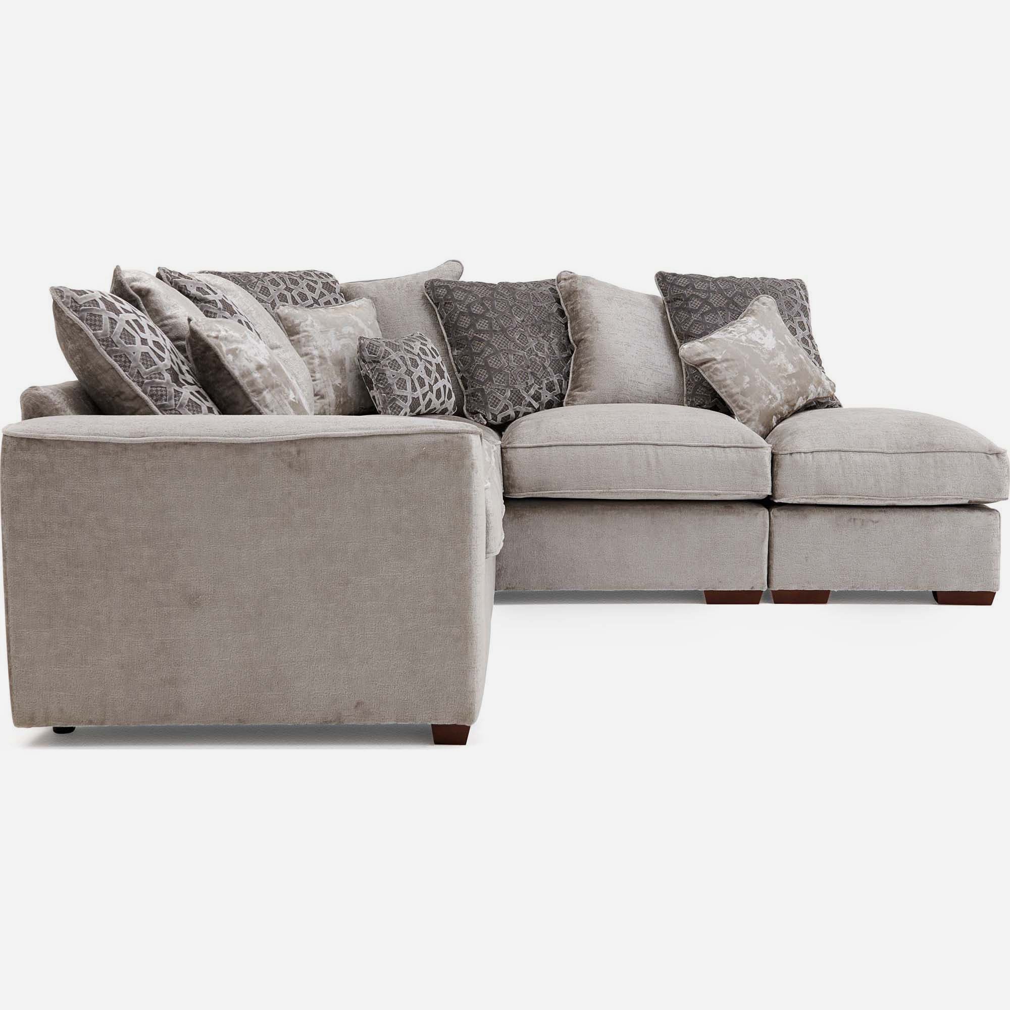 Allure Corner Sofa with Footstool - Corner Group with Stool Chaise Right Grade B - Right Hand Facing - Extraflex - Image 4