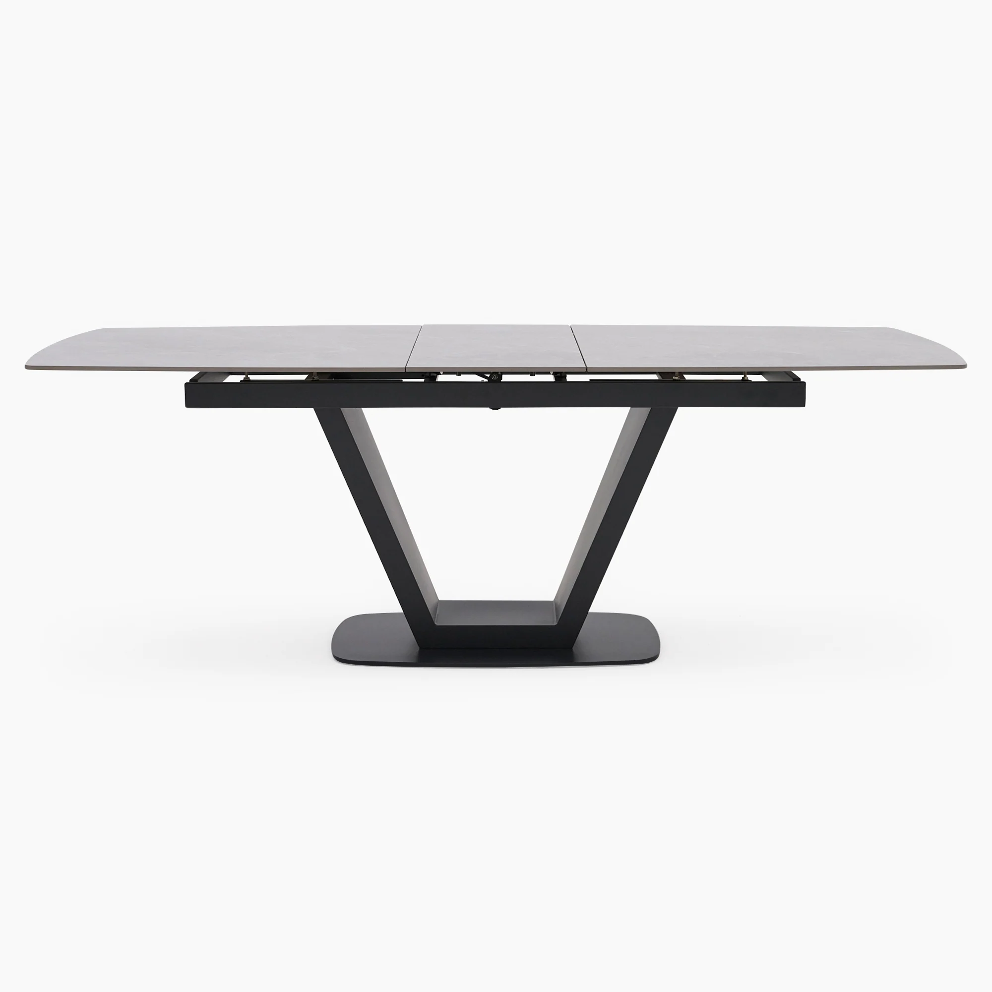 Alpha Extending Dining Table - 180cm Extending Dining Table Grey - Image 3