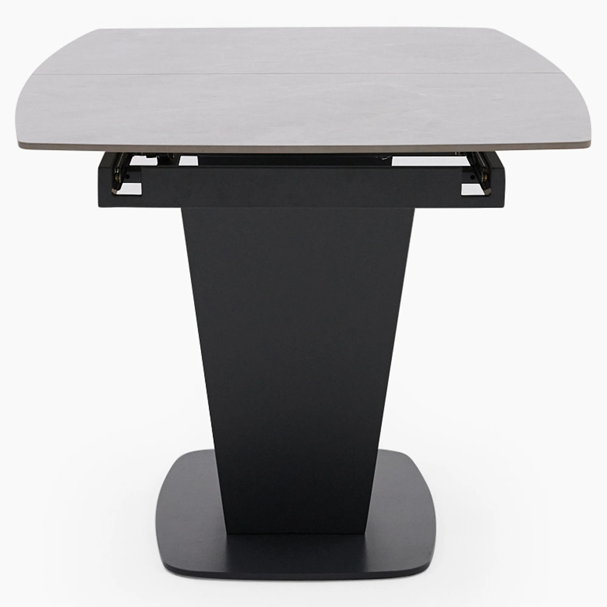 Alpha Extending Dining Table & 4 Contour Chairs Set - Image 4