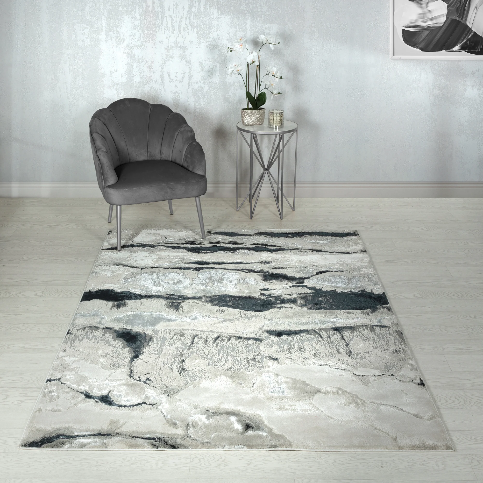 Amelia Quartz Rug - AU05 Quartz - 240cm x 340cm - Image 2
