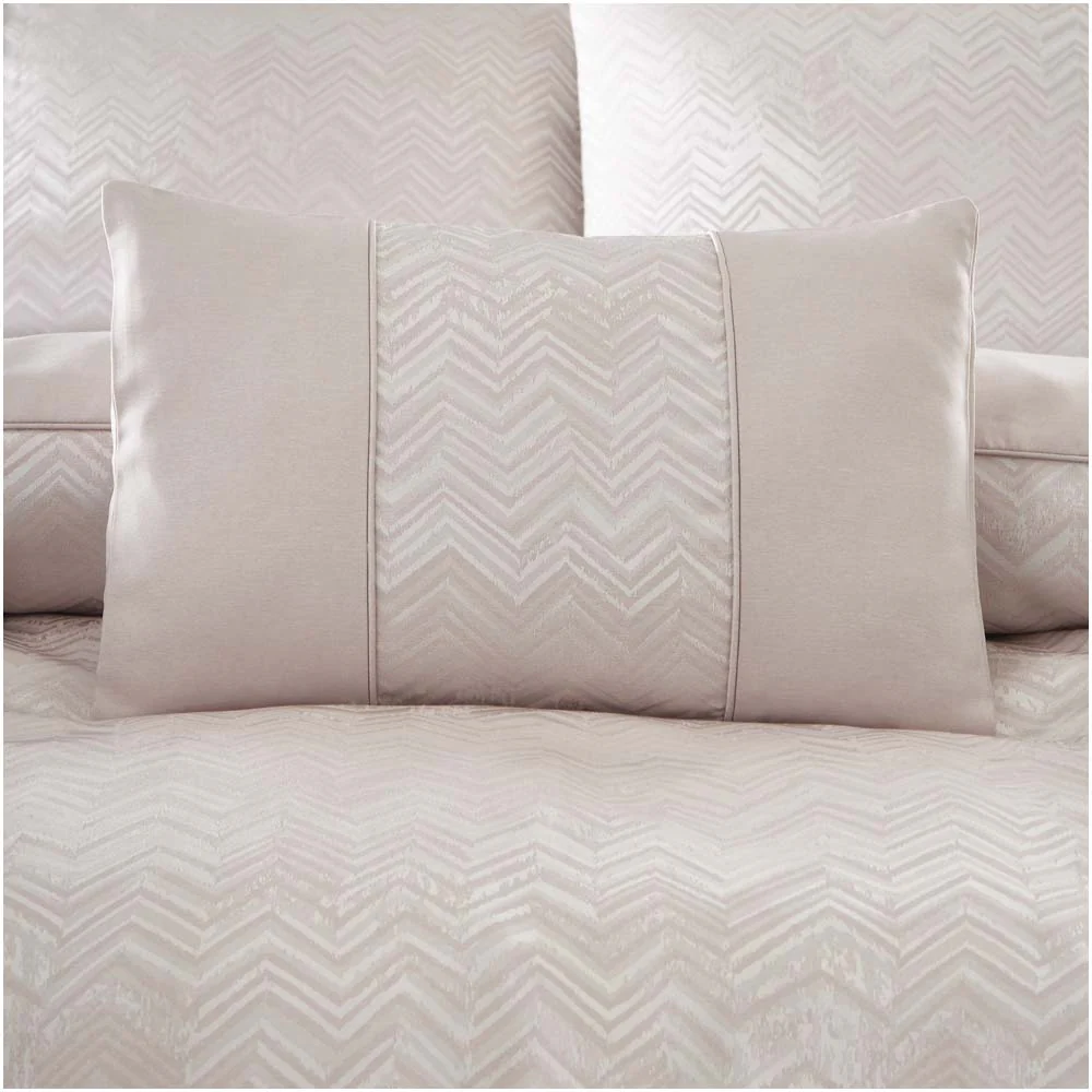 Antibes Pink Cushion - Antibes Filled Boudoir Cushion Pink 32X50CM