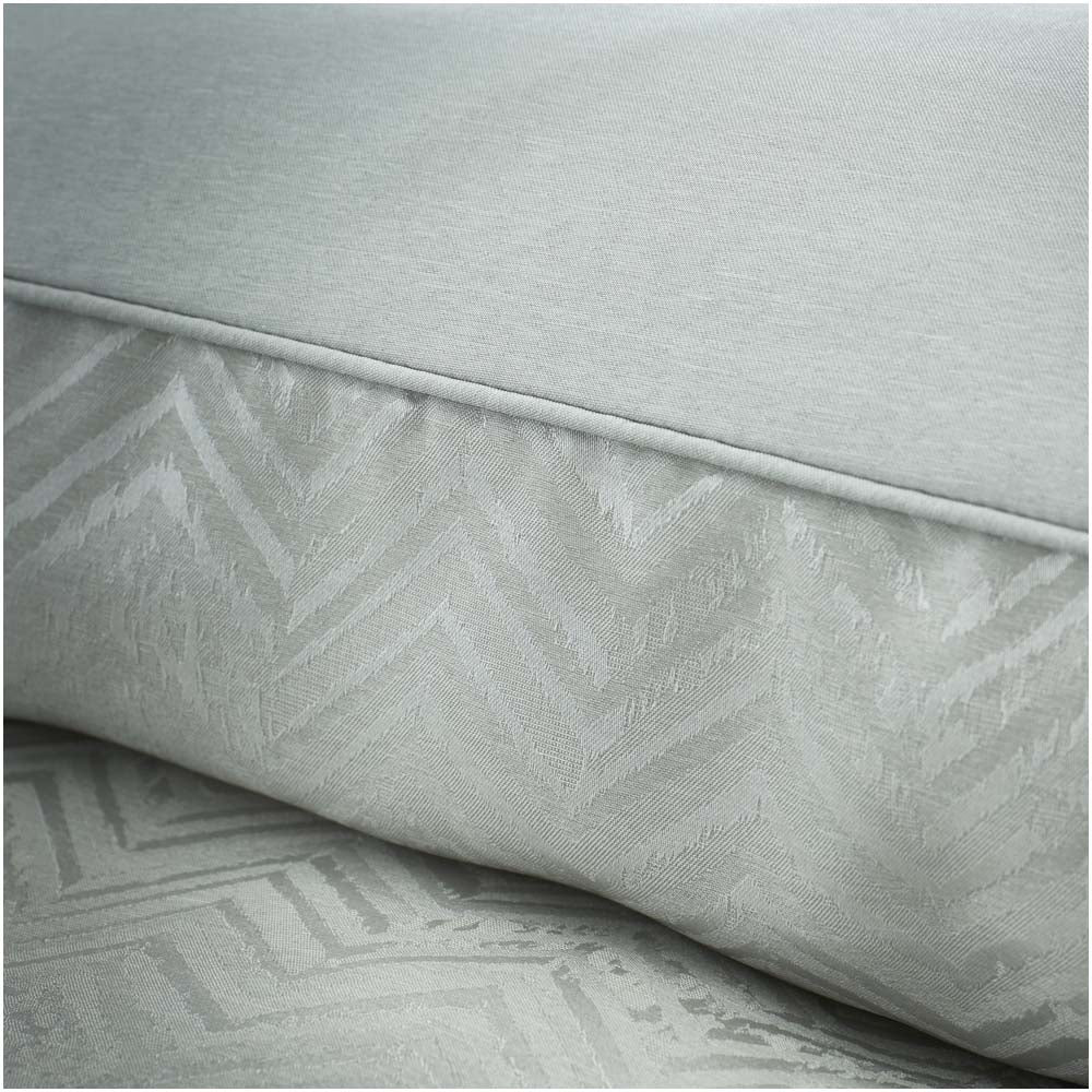 Antibes Silver Duvet Cover Set - Antibes Duvet Set Silver Double - Image 3