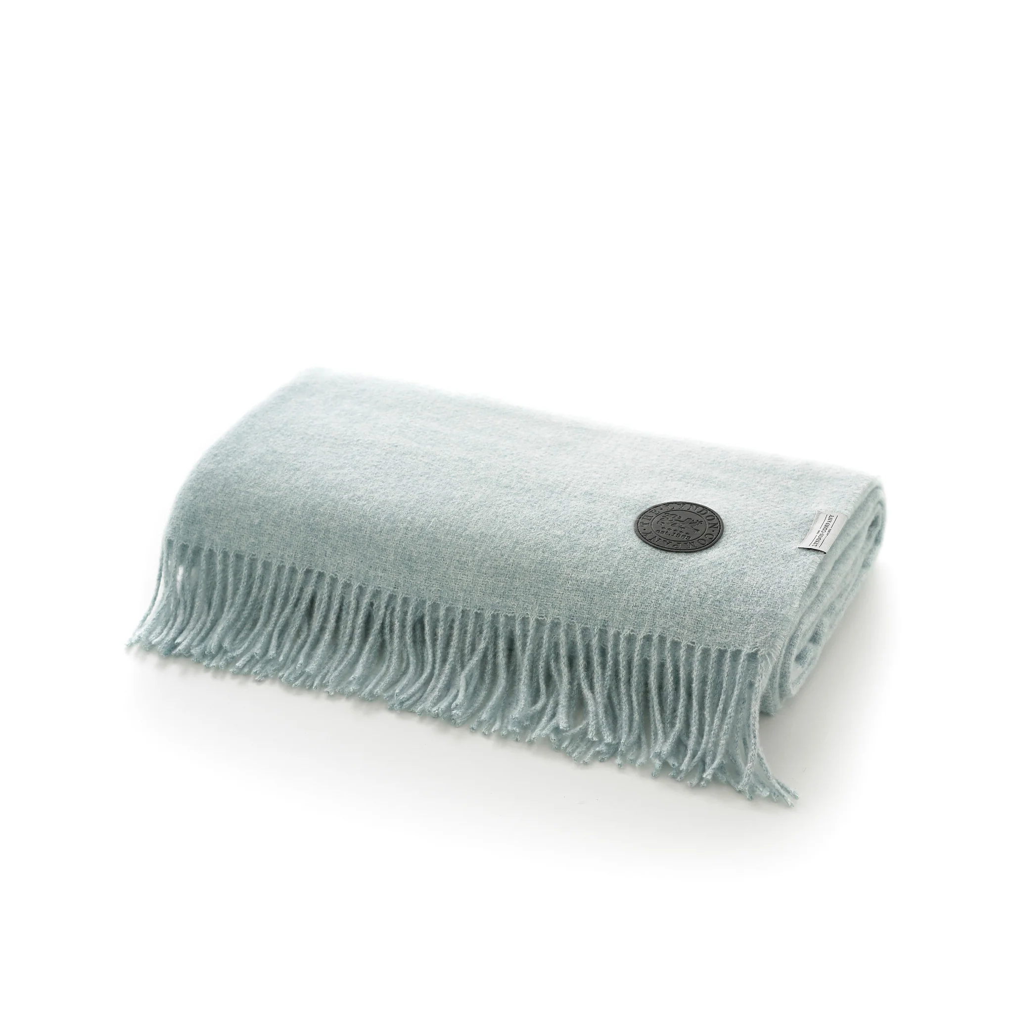 Arthington Throw Blue - Arthington Throw 130x180CM Duckegg - Image 3