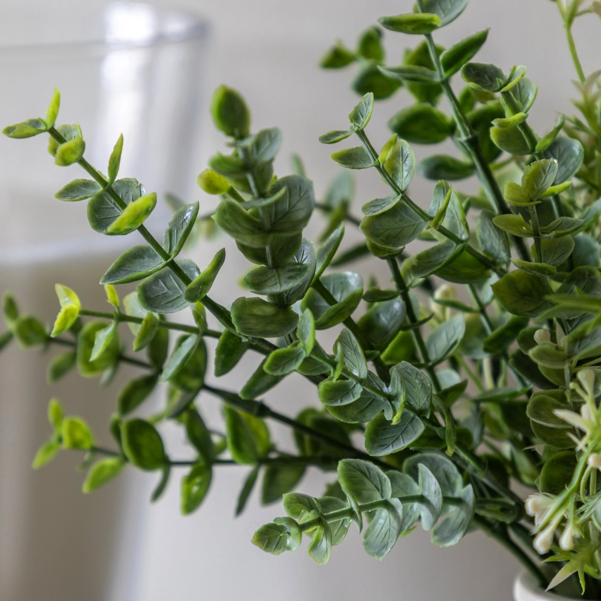 Artificial Eucalyptus With Retro Vase - Retro Vase with Eucalyptus - Image 3