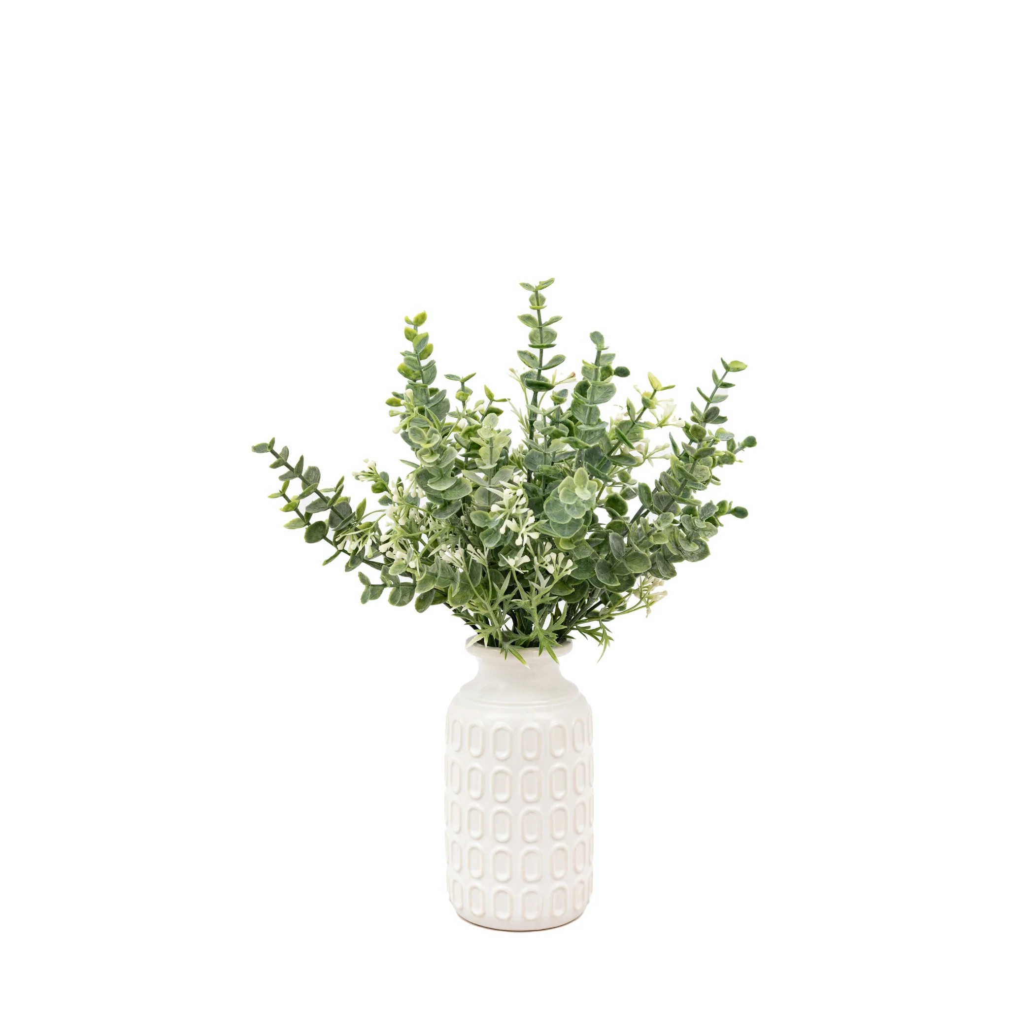 Artificial Eucalyptus With Retro Vase - Retro Vase with Eucalyptus - Image 4