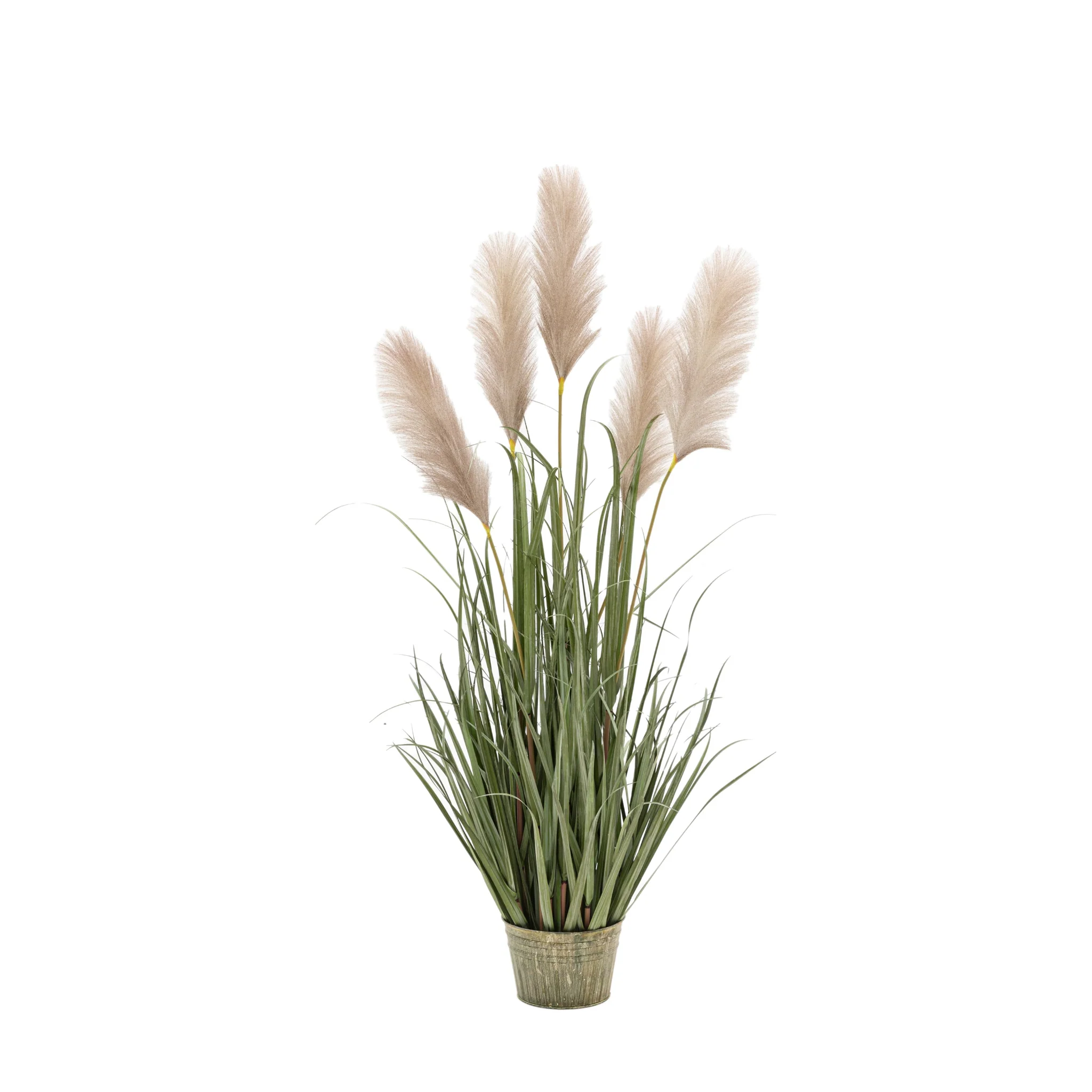 Artificial Potted Grass With Pampas - Potted Grass with Pampas Seed Heads 127CM - Image 4