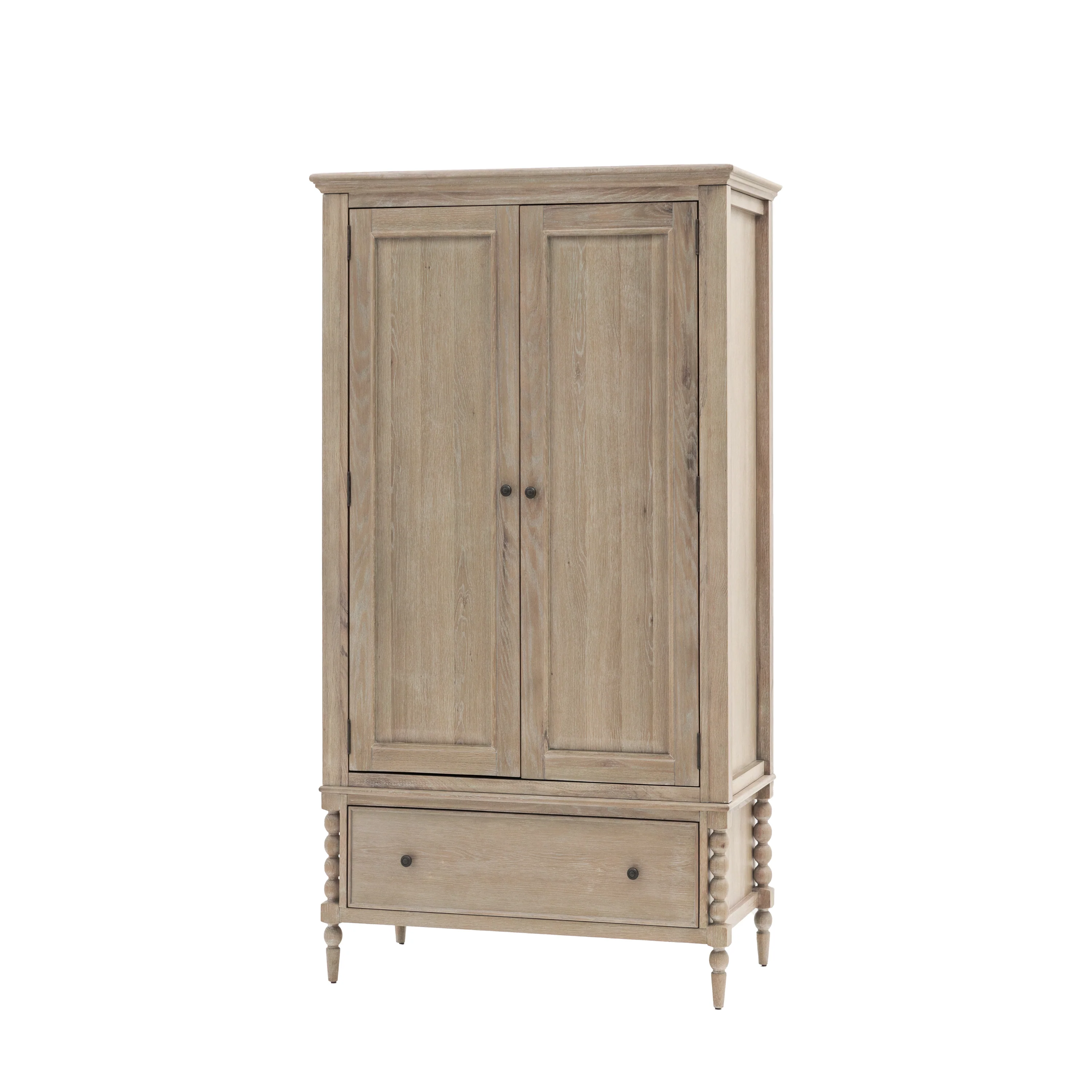 Artisan 2 Door 1 Drawer Wardrobe - 2 Door 1 Drawer Wardrobe Natural - Image 6