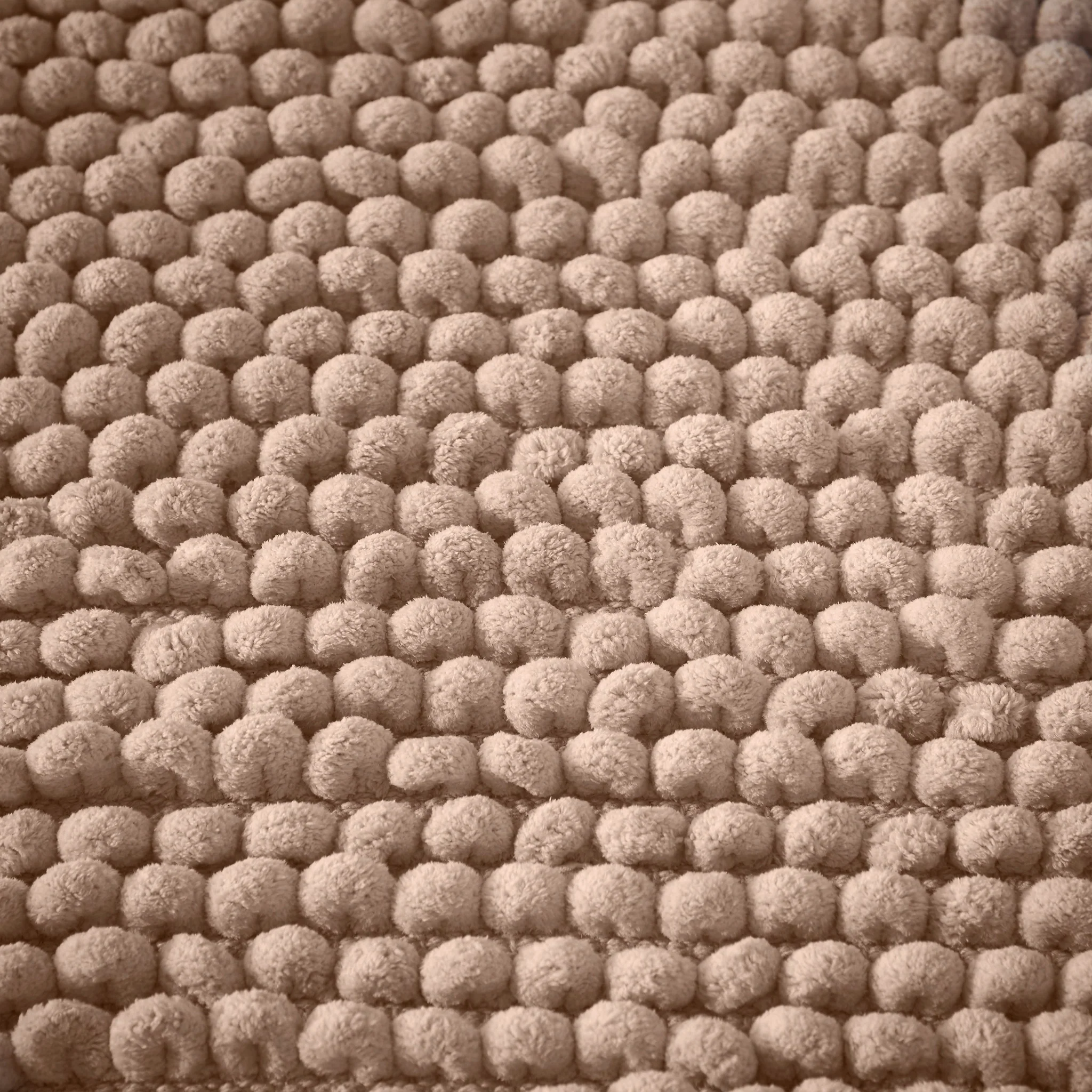 Bianca Aspen Bobble Bath Runner Cream - Aspen Bobble Bath Runner Natural - Image 3