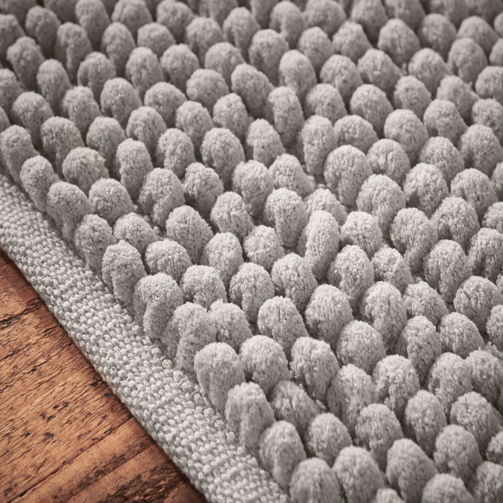 Bianca Aspen Bobble Bath Runner Grey - Aspen Bobble Bath Runner Grey - Image 2