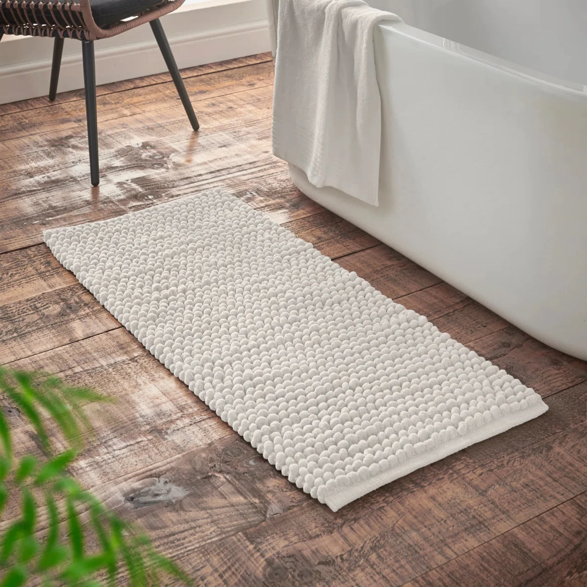 Bianca Aspen Bobble Bath Runner White - Aspen Bobble Bath Runner White