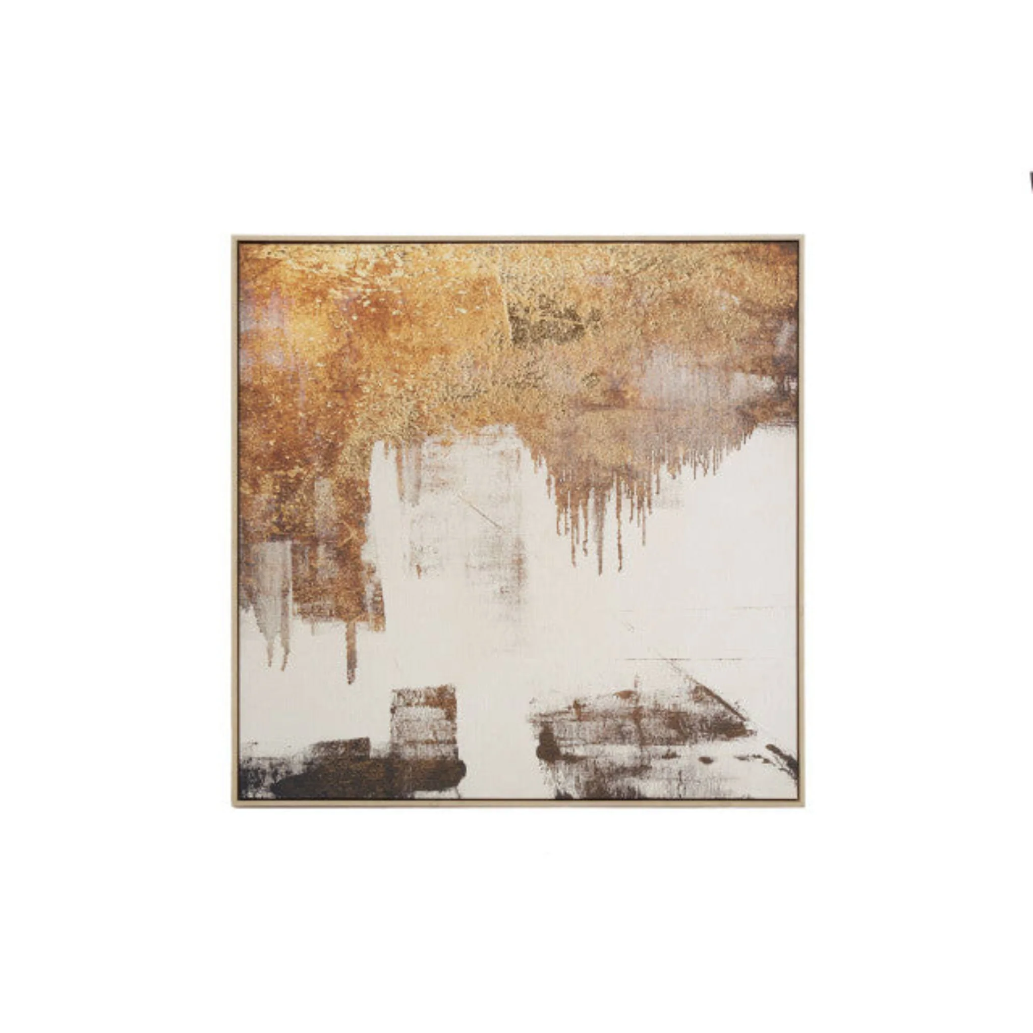 Astratto Abstract Gold Foil Wall Art - DISC Astratto Abstract Gold Foil Wall Art