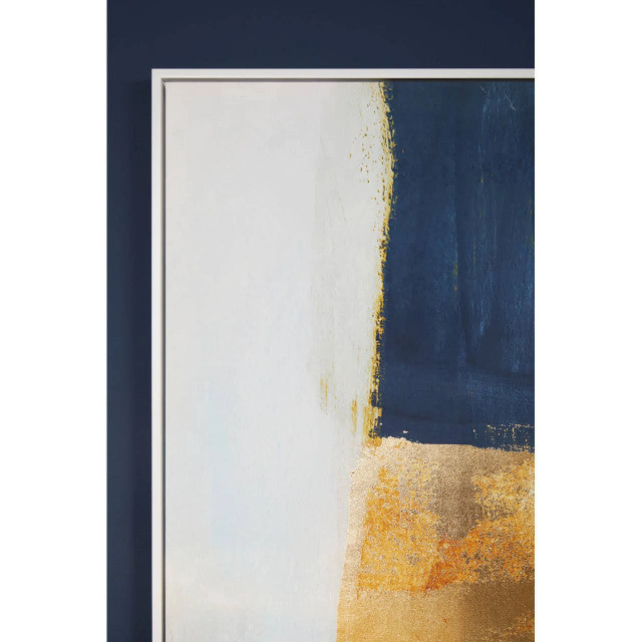 Astratto Blue and Gold Foil Wall Art - DISC Astratto Blue and Gold Foil Wall Art - Image 3