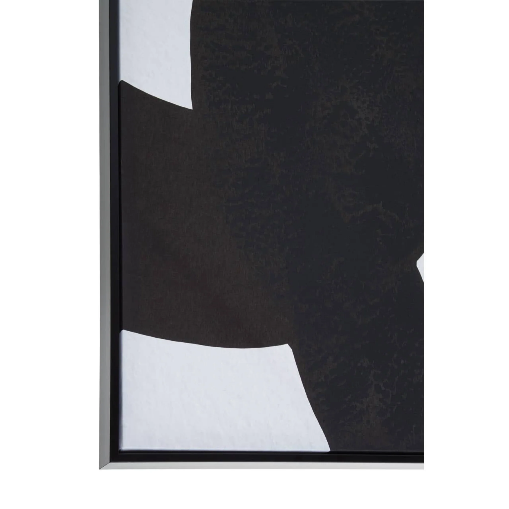 Astratto Set Of Two Black & White Abstract Wall Art - Astratto Set Of Two B&W Abstract Wall Art - Image 3