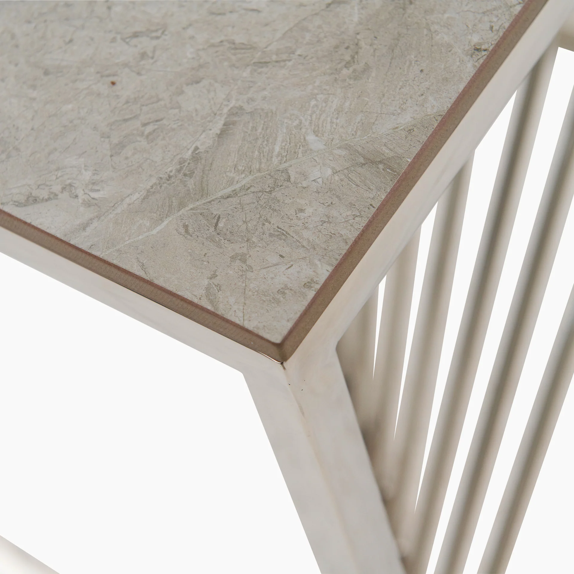 Atalanta Side Table - End Table Glass / Stainless Steel - Image 6