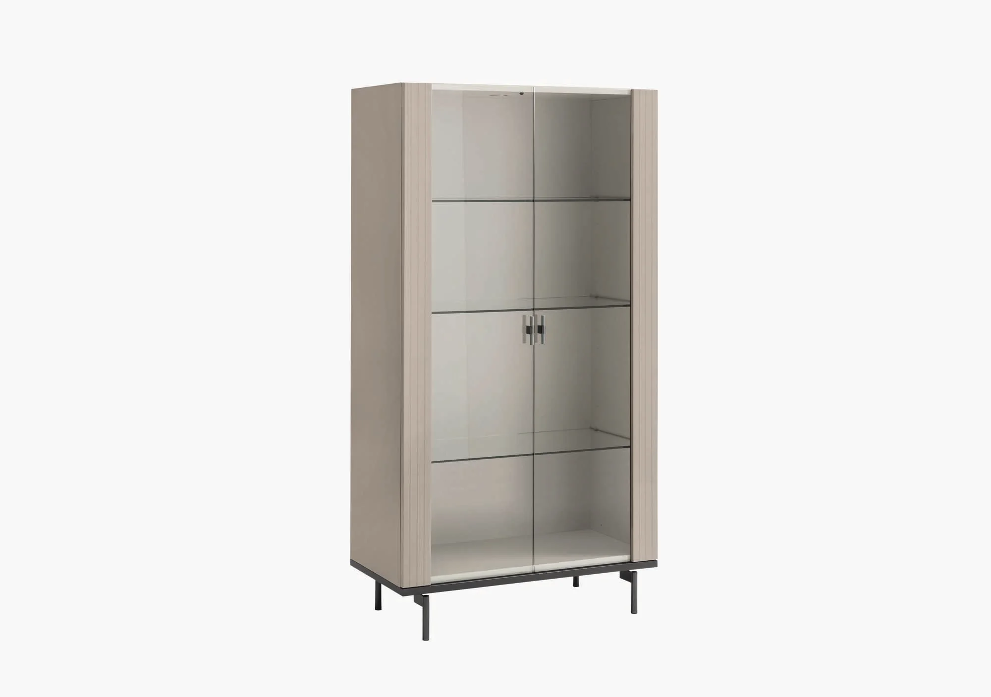 Aversa 2 Door Cabinet - 2 Door Curio Cabinet