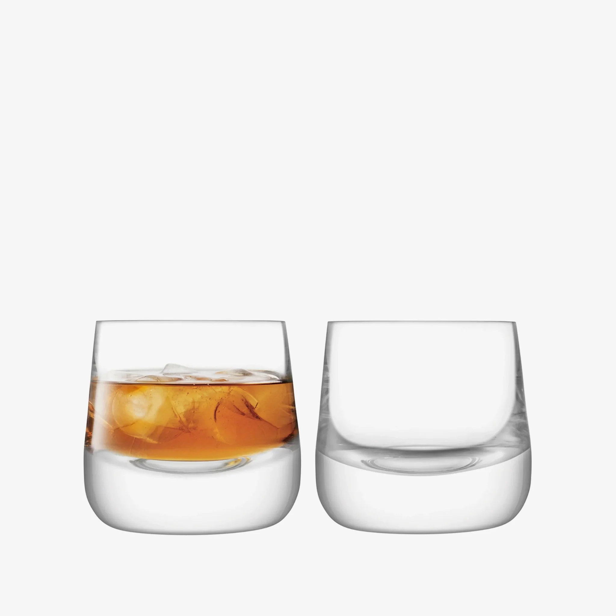 LSA Bar Culture Set Of 2 Whisky Glasses - Bar Culture Whisky Glass 220ML Clear Set Of 2 - Image 3