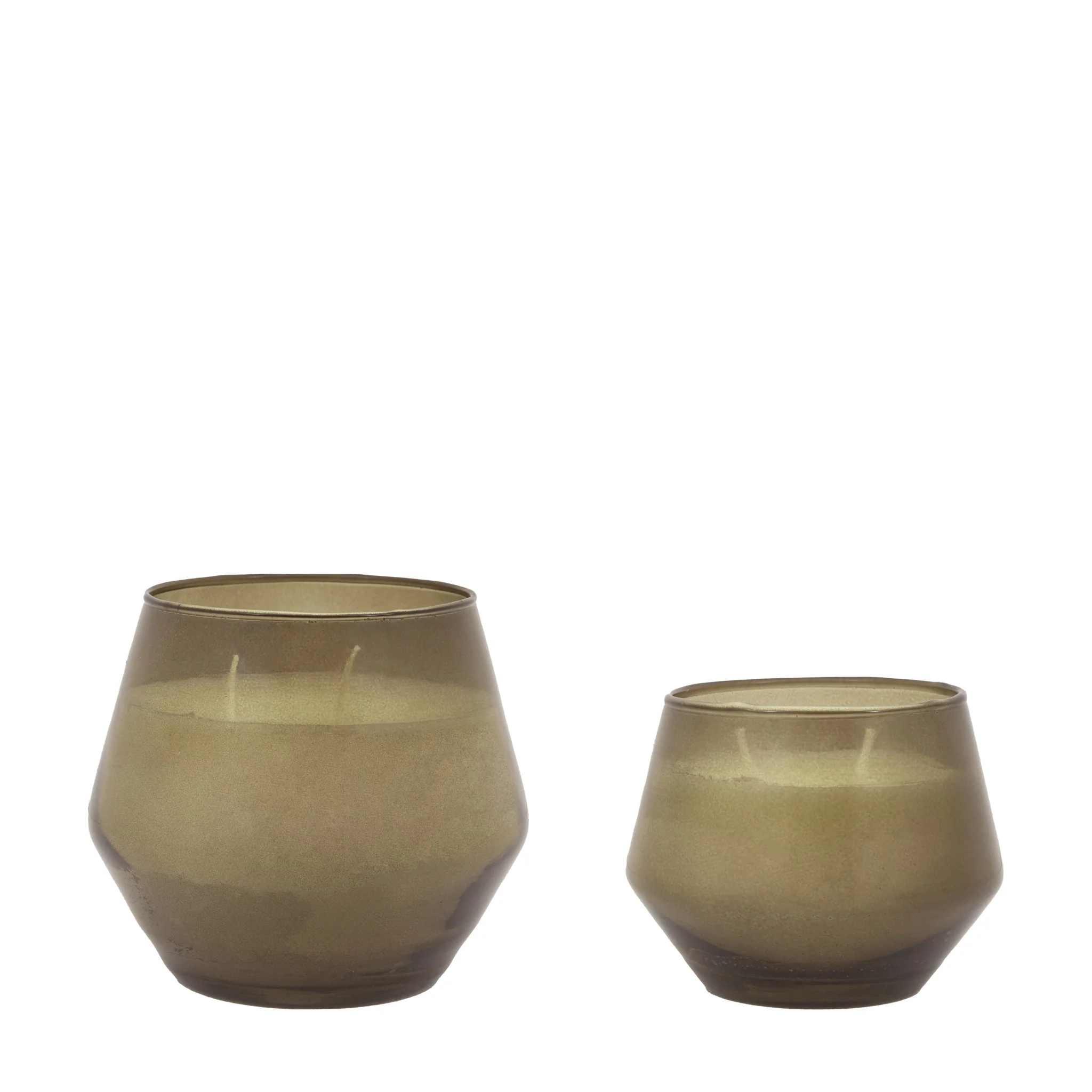 Basil & Manderin Glass Candle Large Set of 2 - Basil & Manderin Glass Candle Large Set of 2 - Image 3