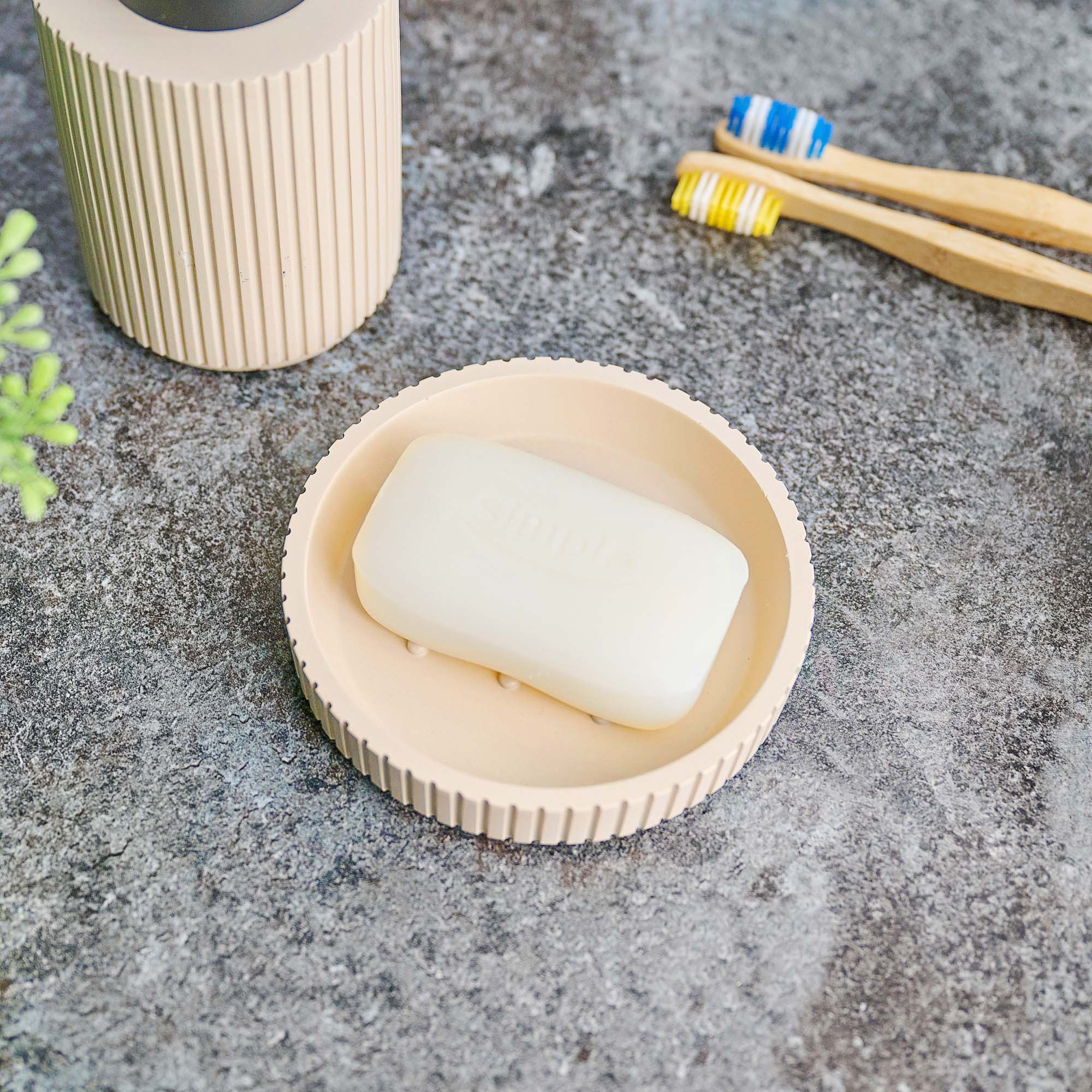 Berkeley Beigue Soap Dish - Berkeley Soap Dish Almond