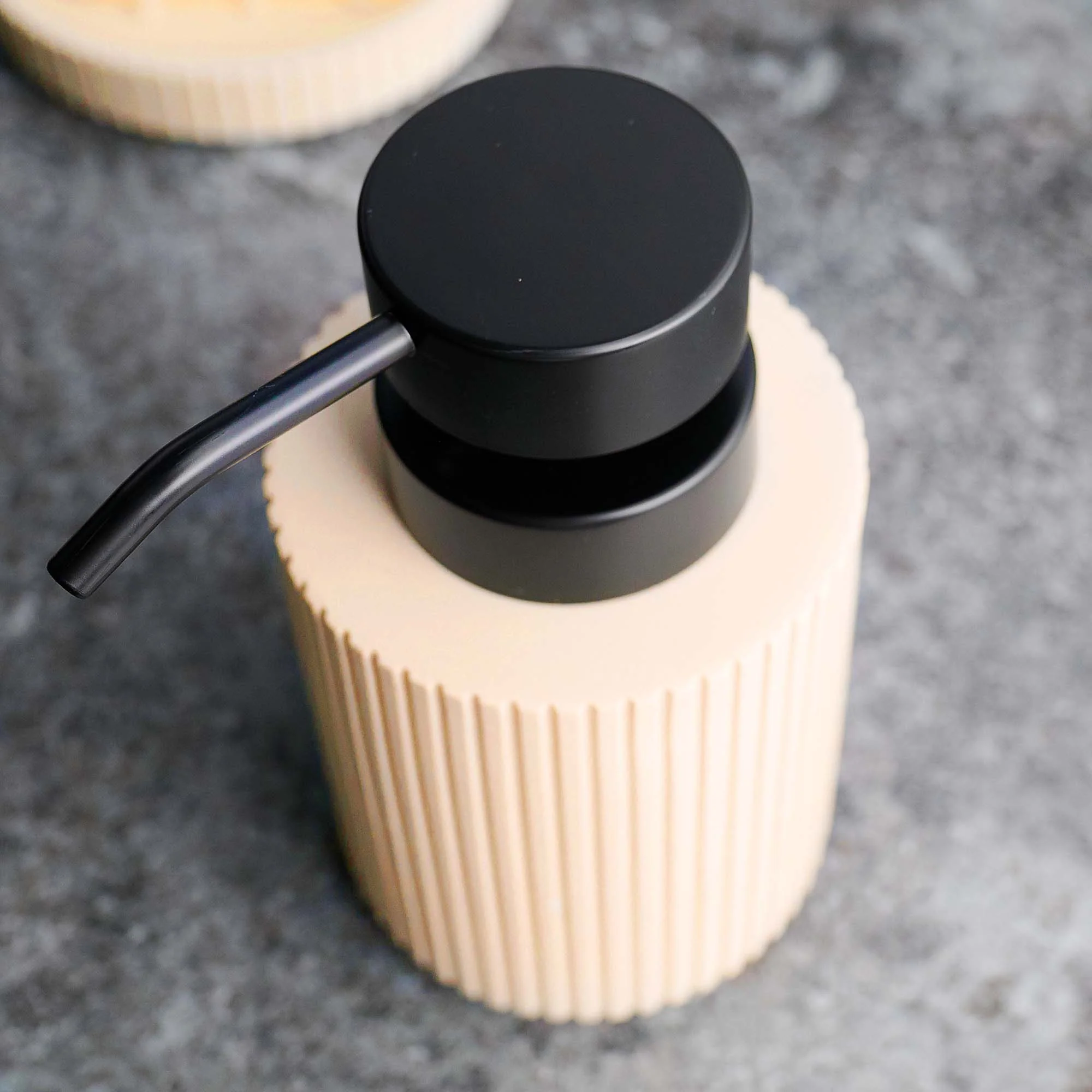 Berkeley Beigue Soap Dispenser - Berkeley Soap Dispenser Almond - Image 3