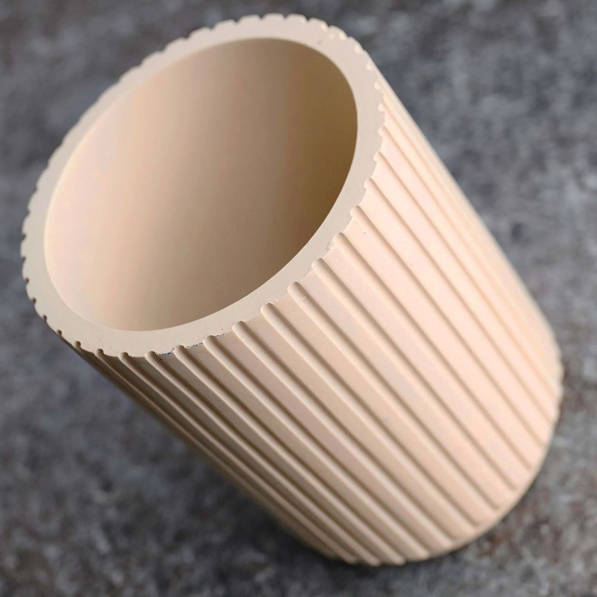 Berkeley Beige Toothbrush Holder - Berkeley Tumbler Almond - Image 4