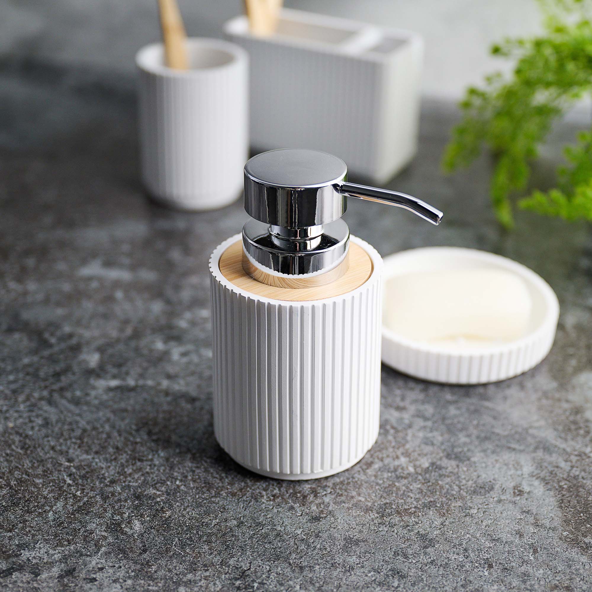 Berkeley White Soap Dispenser - Berkeley Soap Dispenser White