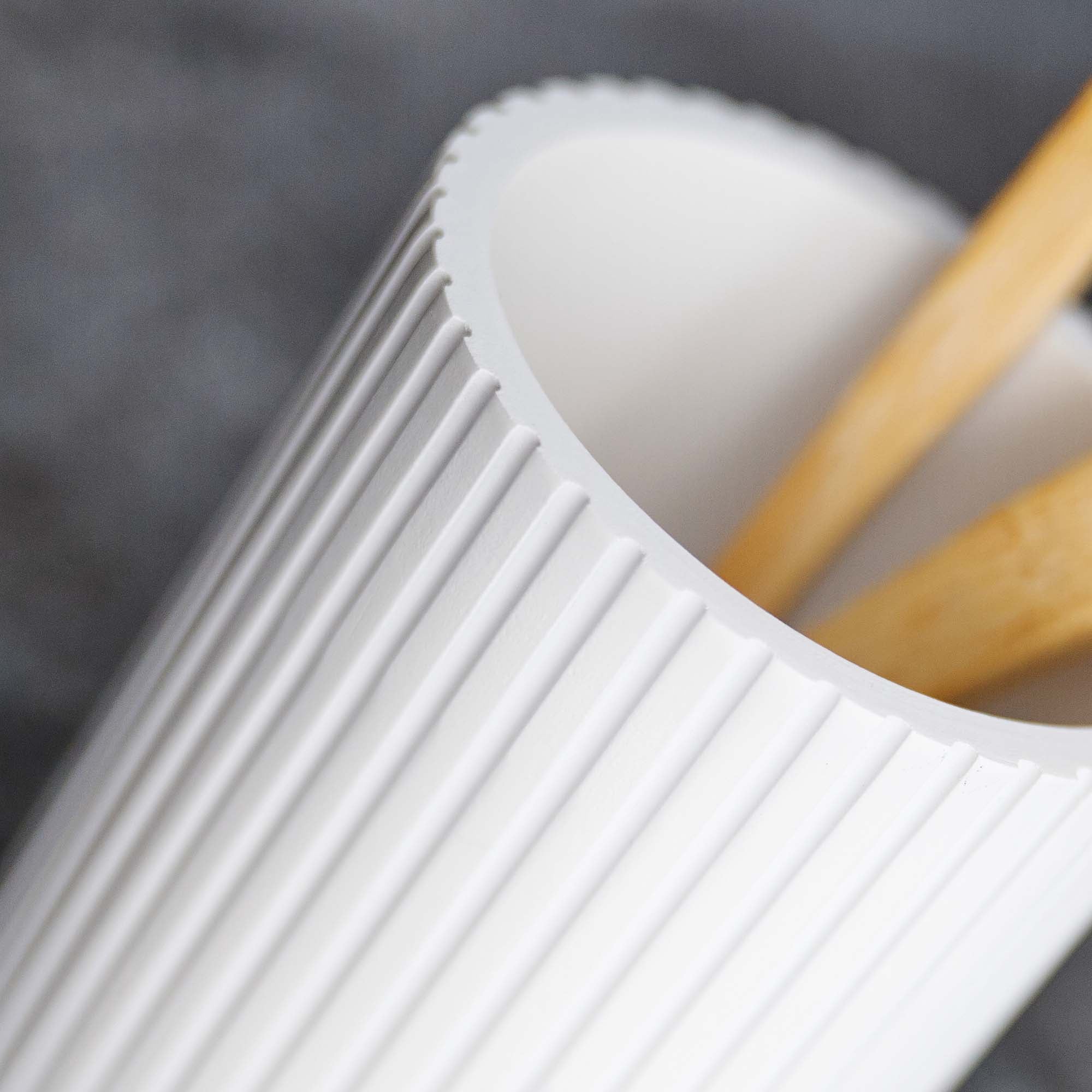 Berkeley White Toothbrush Holder - Berkeley Tumbler White - Image 4