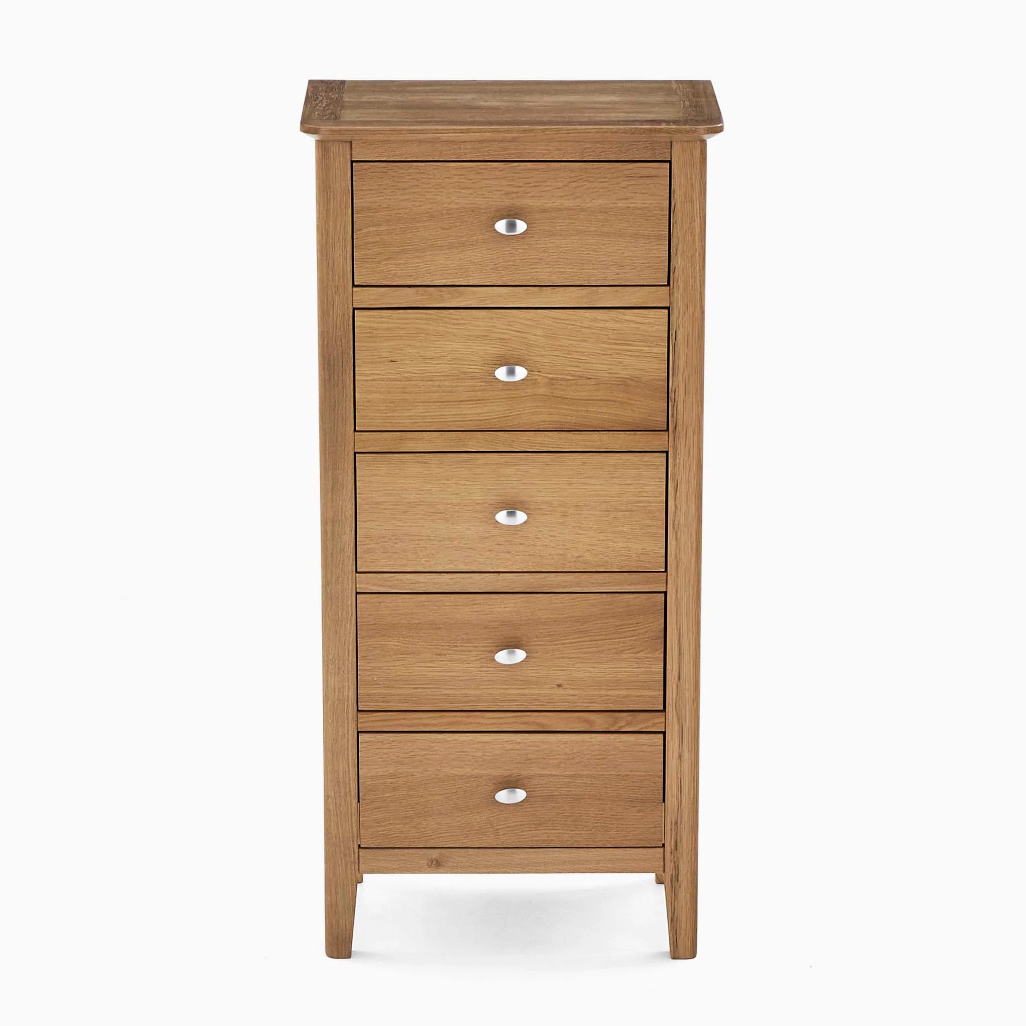 Bexley 5 Drawer Tallboy - 5 Drawer Tallboy Oak