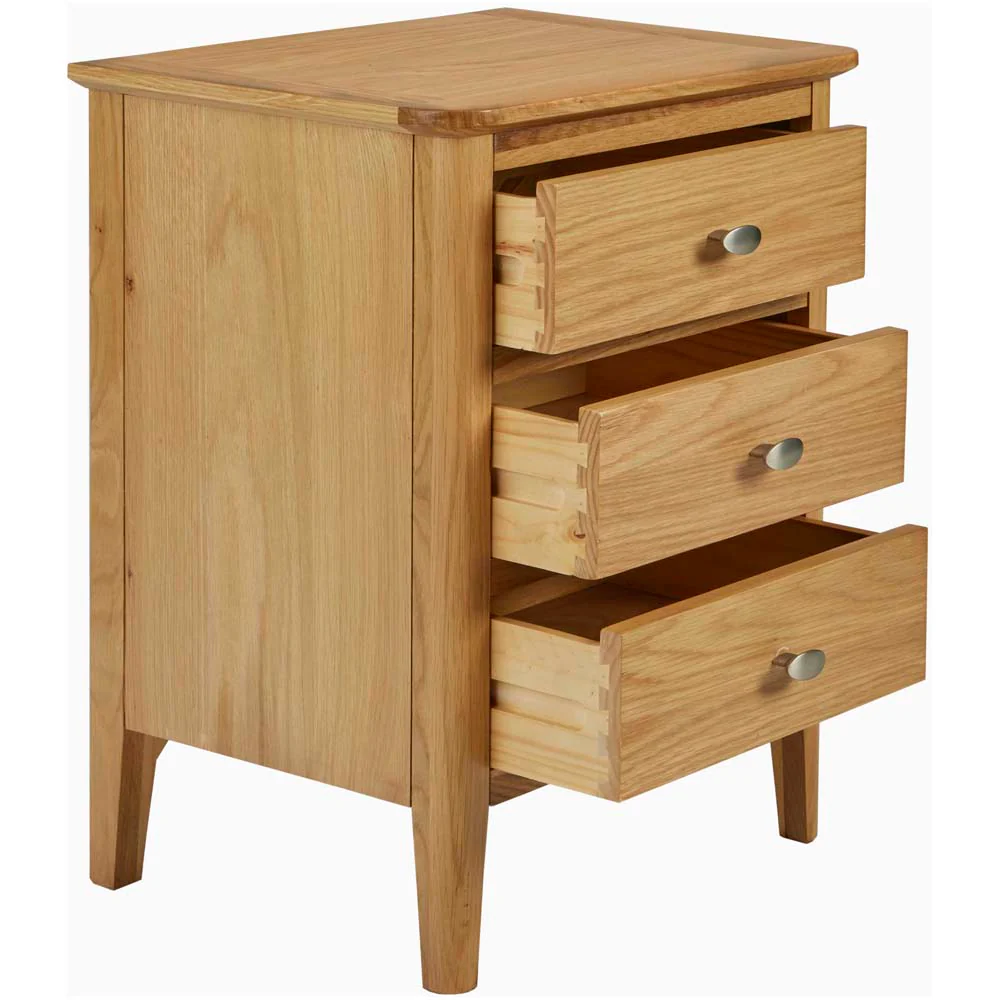 Bexley Bedside - Bedside Chest Oak - Image 4