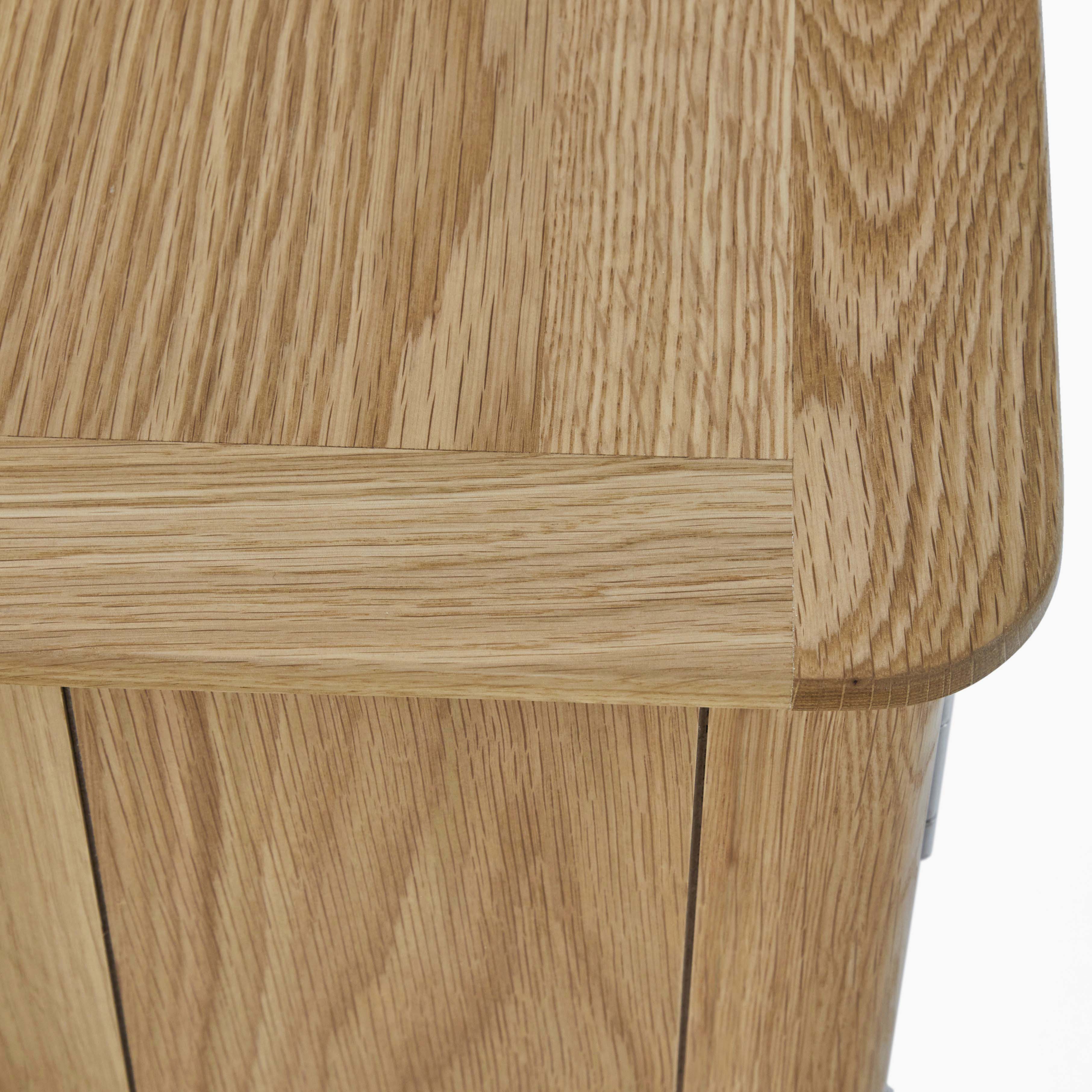 Bexley Corner TV Unit - Corner Media Stand Oak - Image 5
