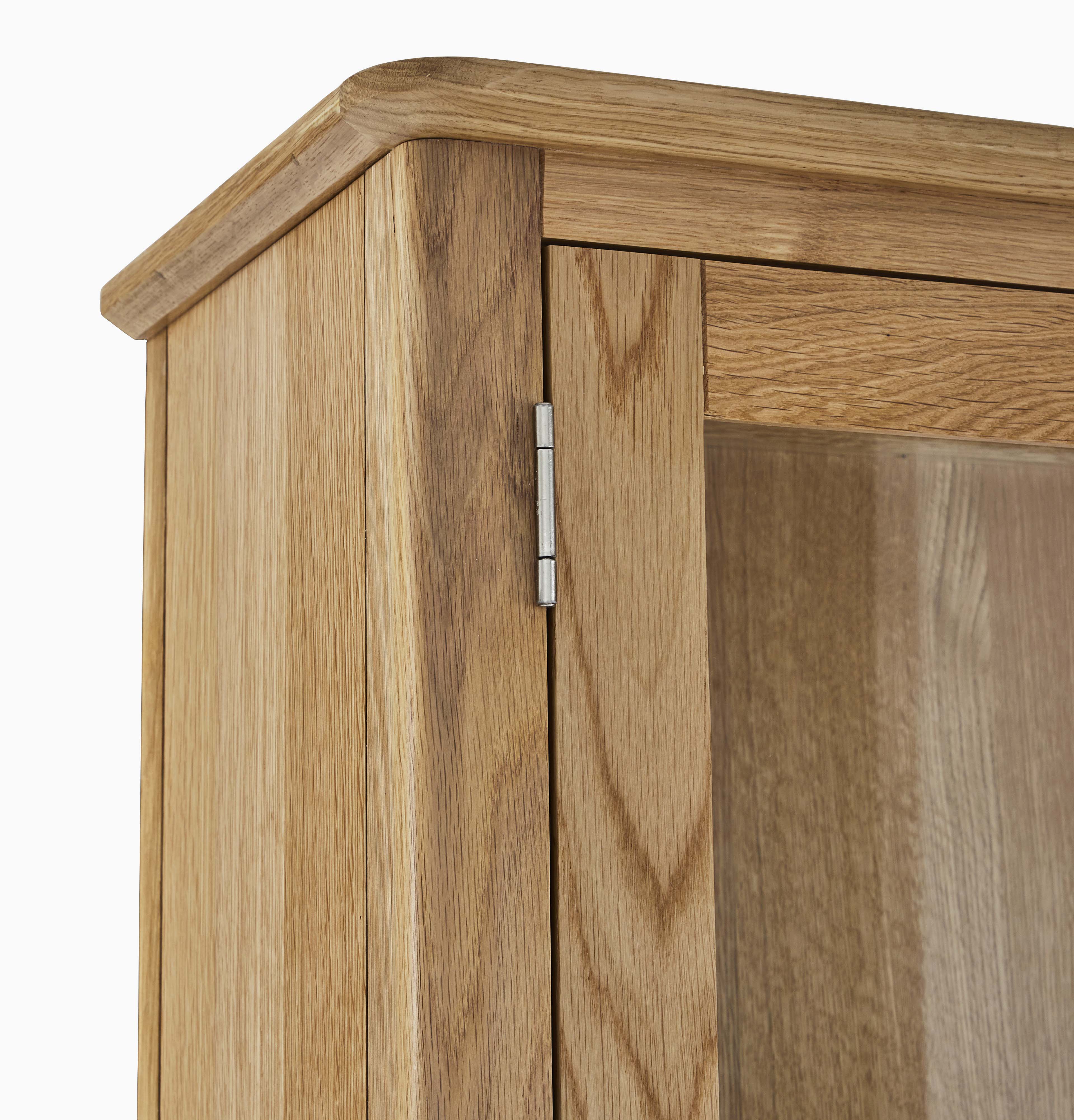 Bexley Display Cabinet - Display Cabinet Oak - Image 5