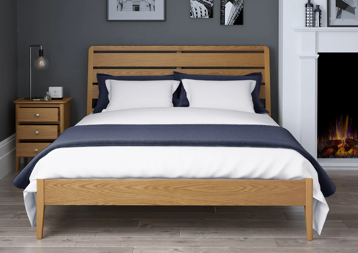 Bexley Bedframe - 3ft Bedframe Oak - Single - Image 2