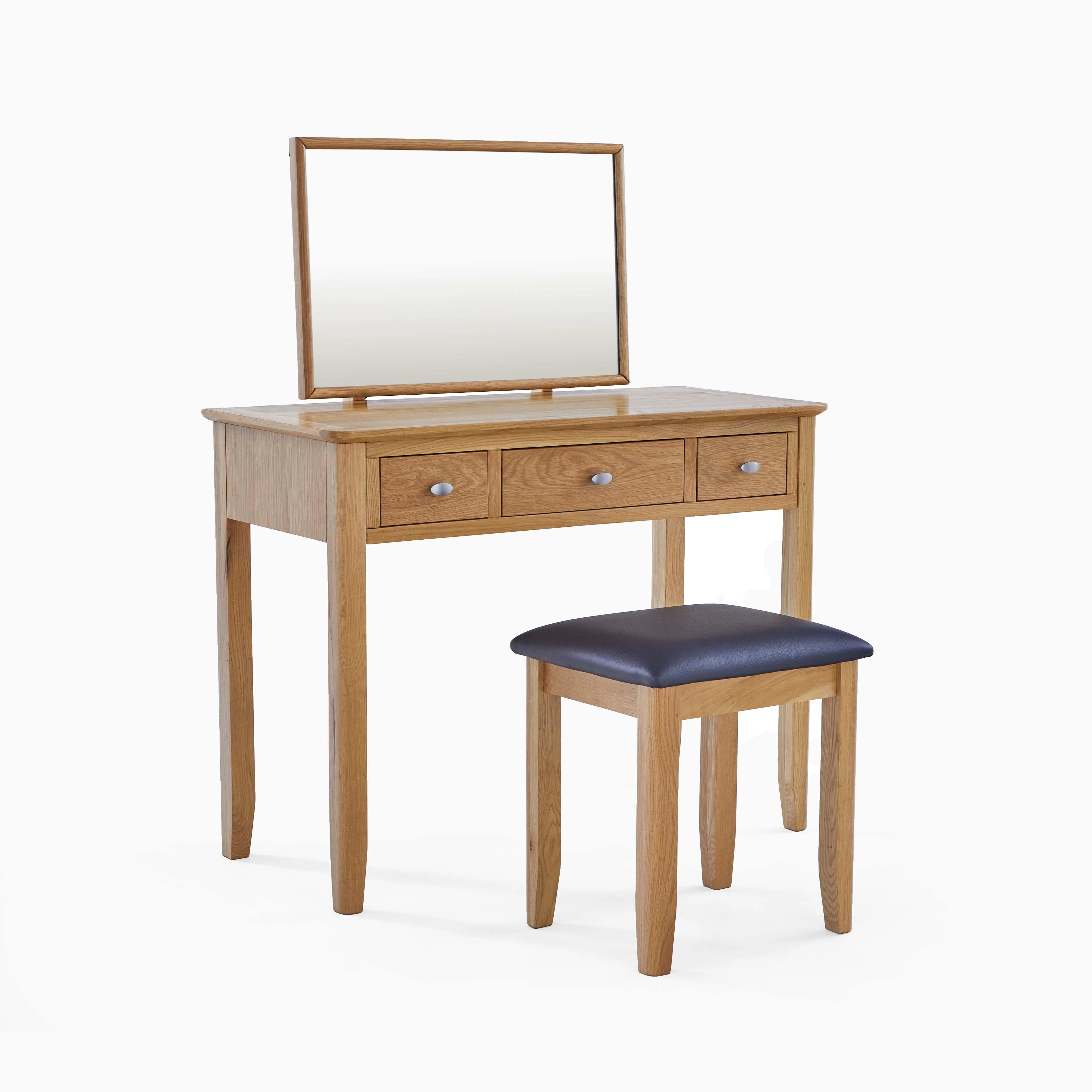 Bexley Dressing Table - Dressing Table Set Oak - Image 3