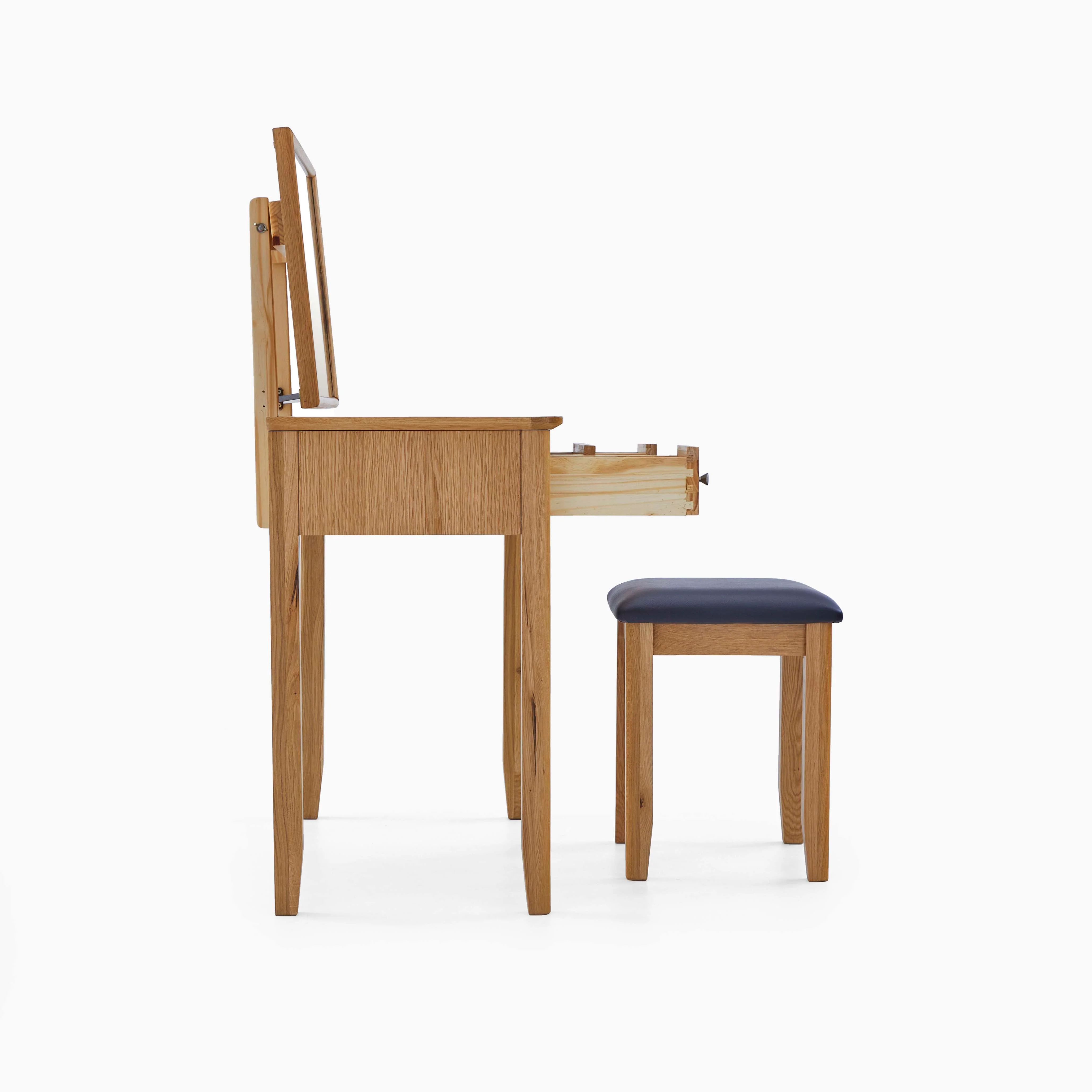 Bexley Dressing Table - Dressing Table Set Oak - Image 4