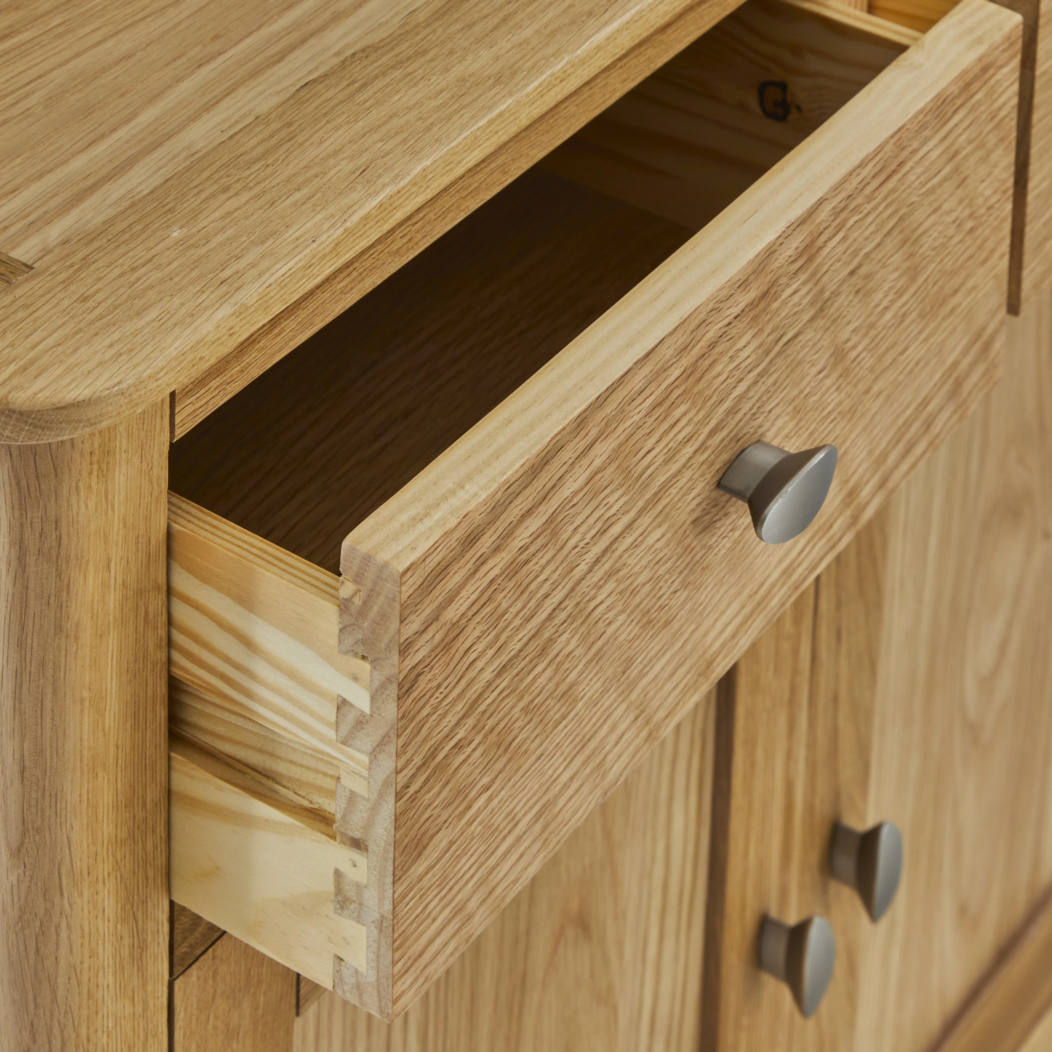 Bexley Mini Sideboard - Mini Sideboard Oak - Image 4
