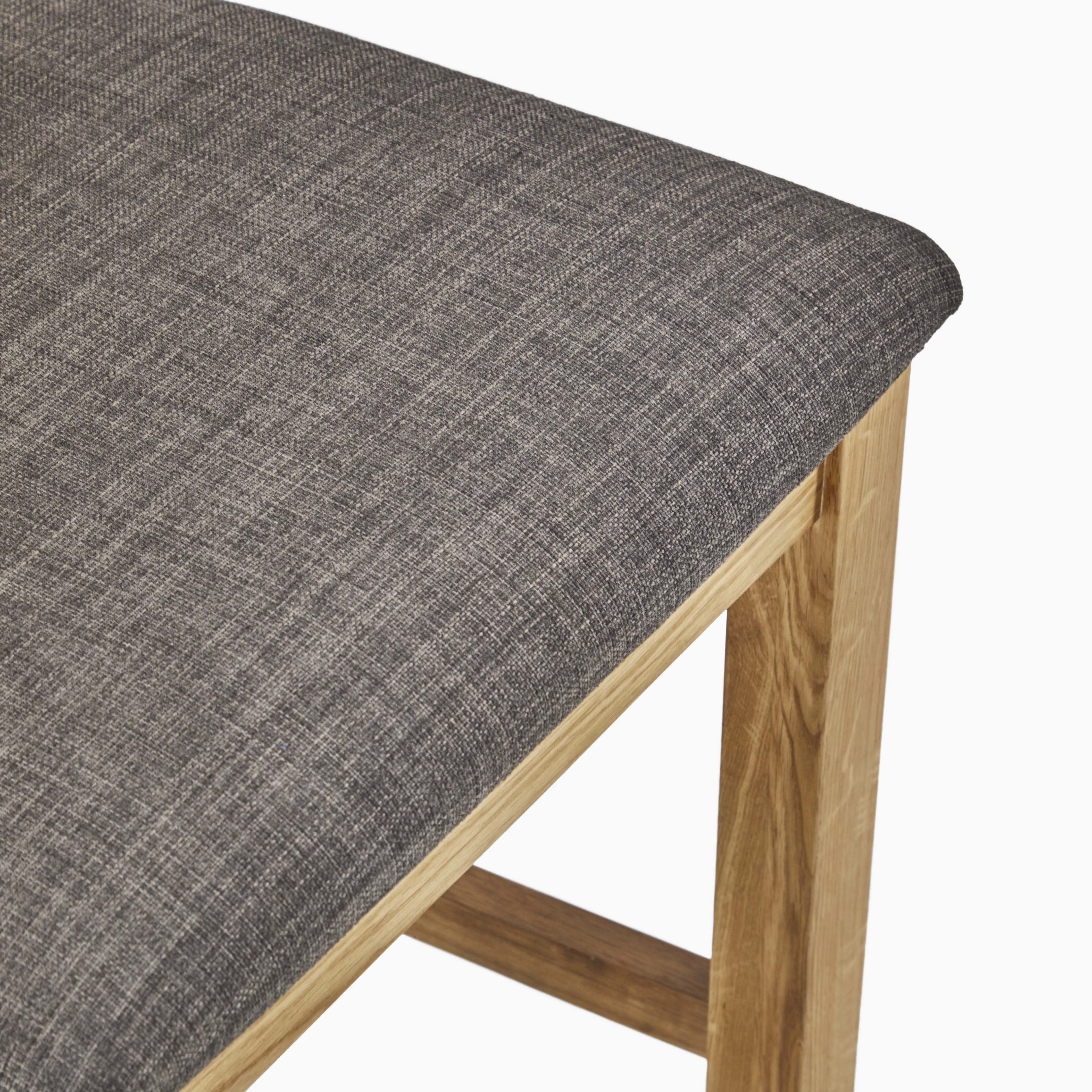 Bexley Pair of Slat Back Dining Chairs - Dining Chair Vertical Slats - Pair Oak - Image 5