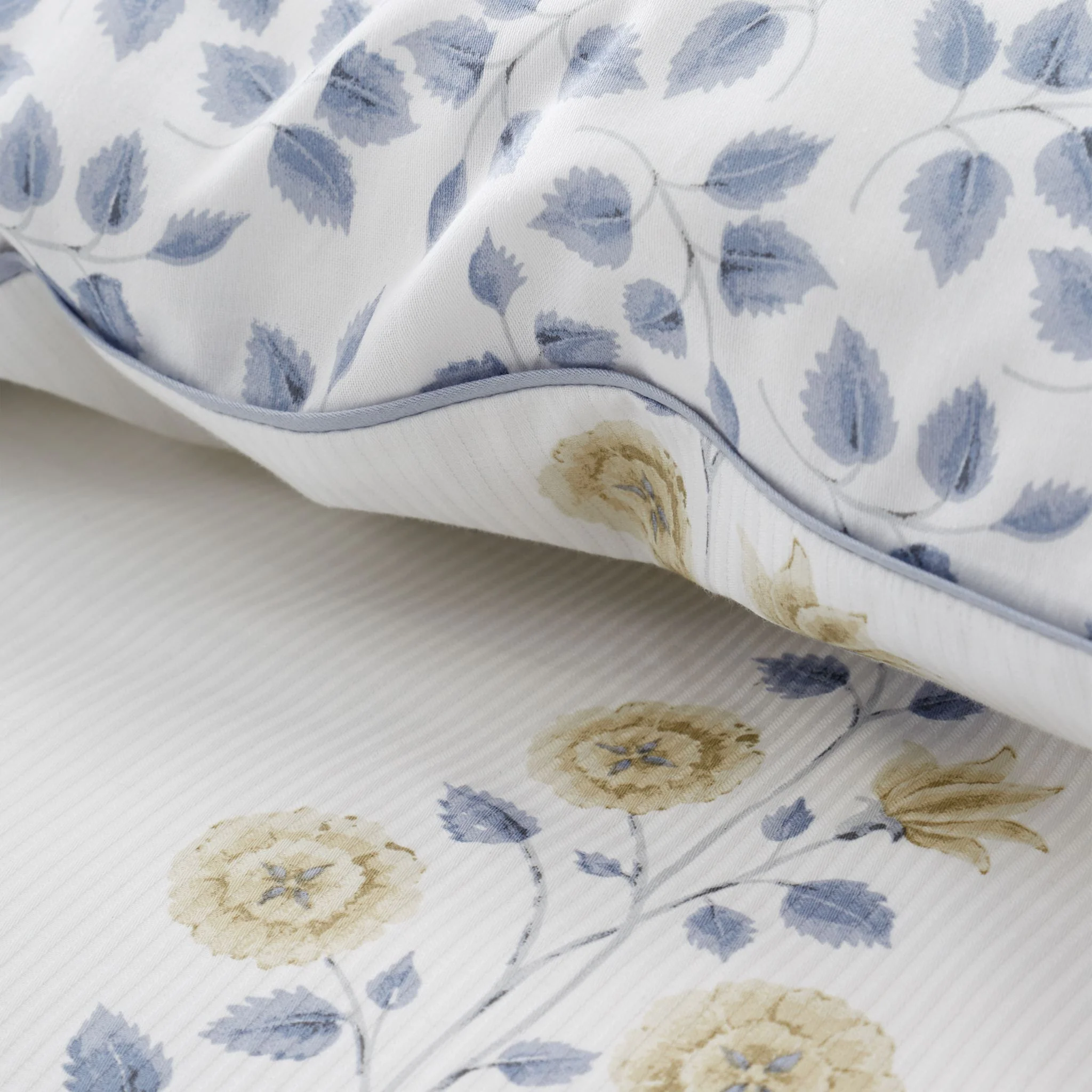 Bianca Eloise Floral Blue Duvet Set - Eloise Floral Blue Duvet Set Double - Image 3
