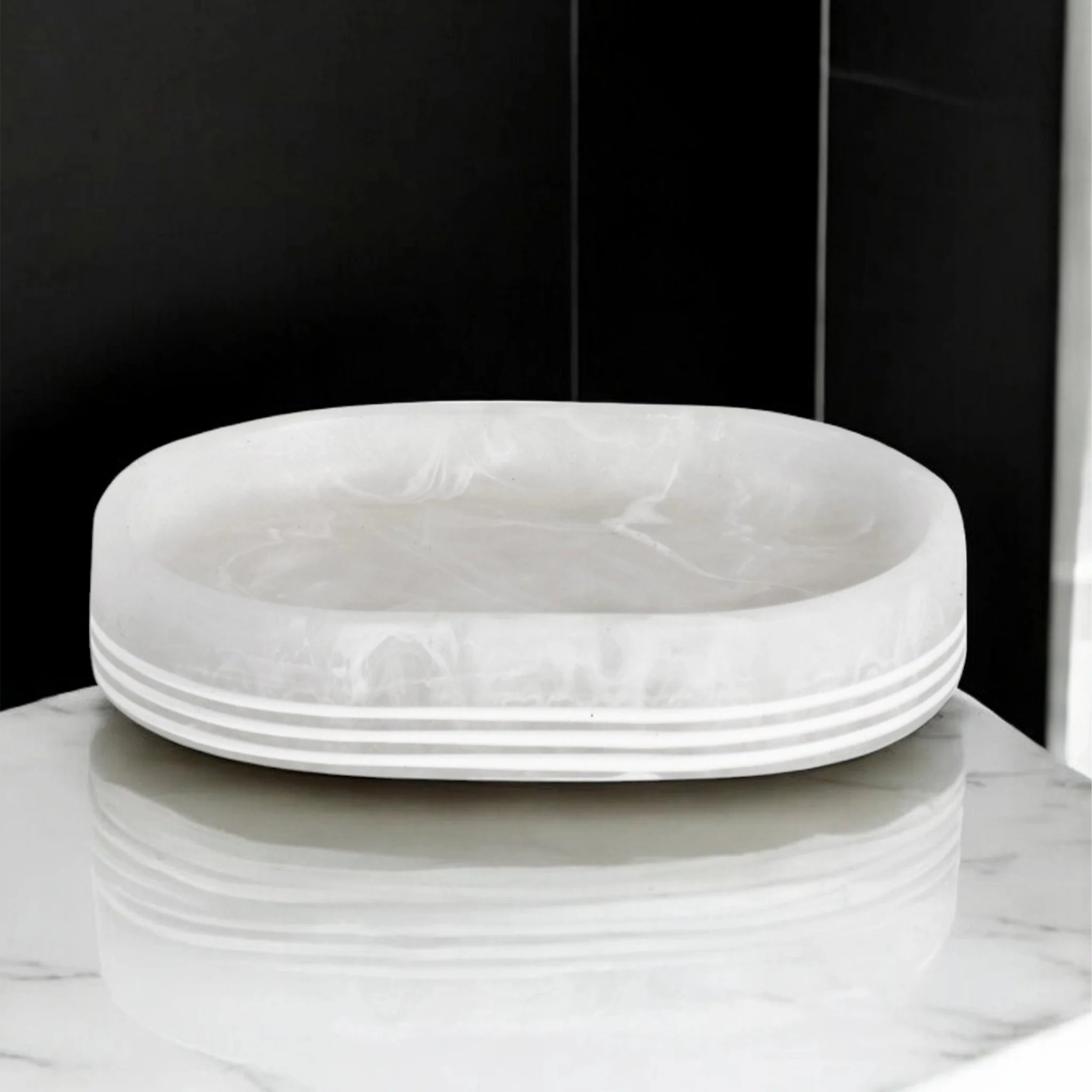 Showerdrape Bianco Soap Dish - Bianco Soap Dish