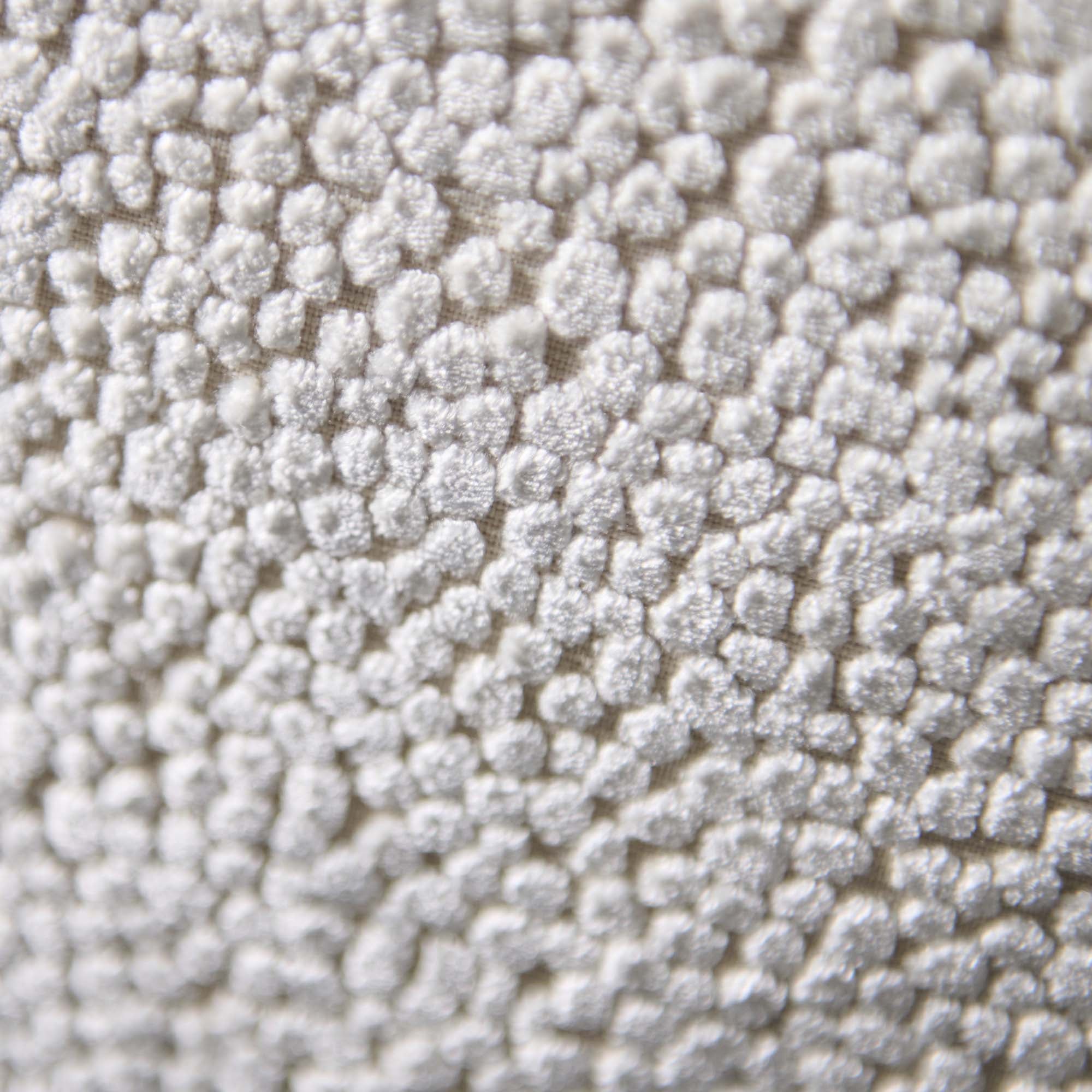 Bingham Velvet Cream Square Cushion - DISC Bingham Velvet Dots Sq Cushion Ice Cream 43Cm - Image 4