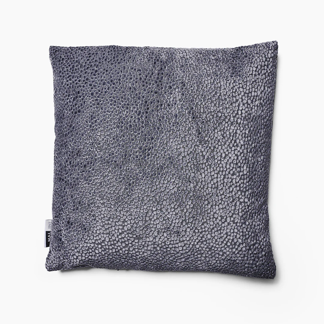 Bingham Velvet Silver Square Cushion - DISC Bingham Velvet Sq Cushion Silver 43CM - Image 2