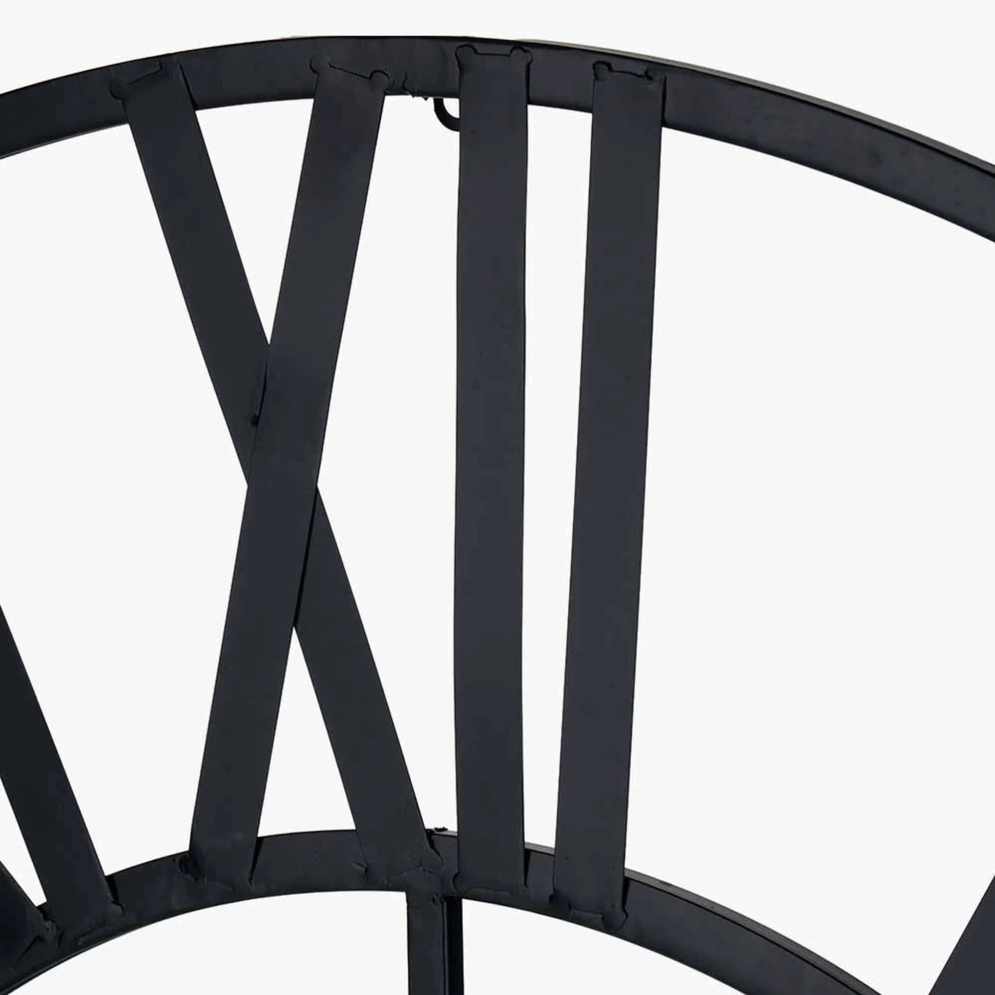 Black Metal Clock Large 120cm - Black Metal Clock Large 120CM - Image 5