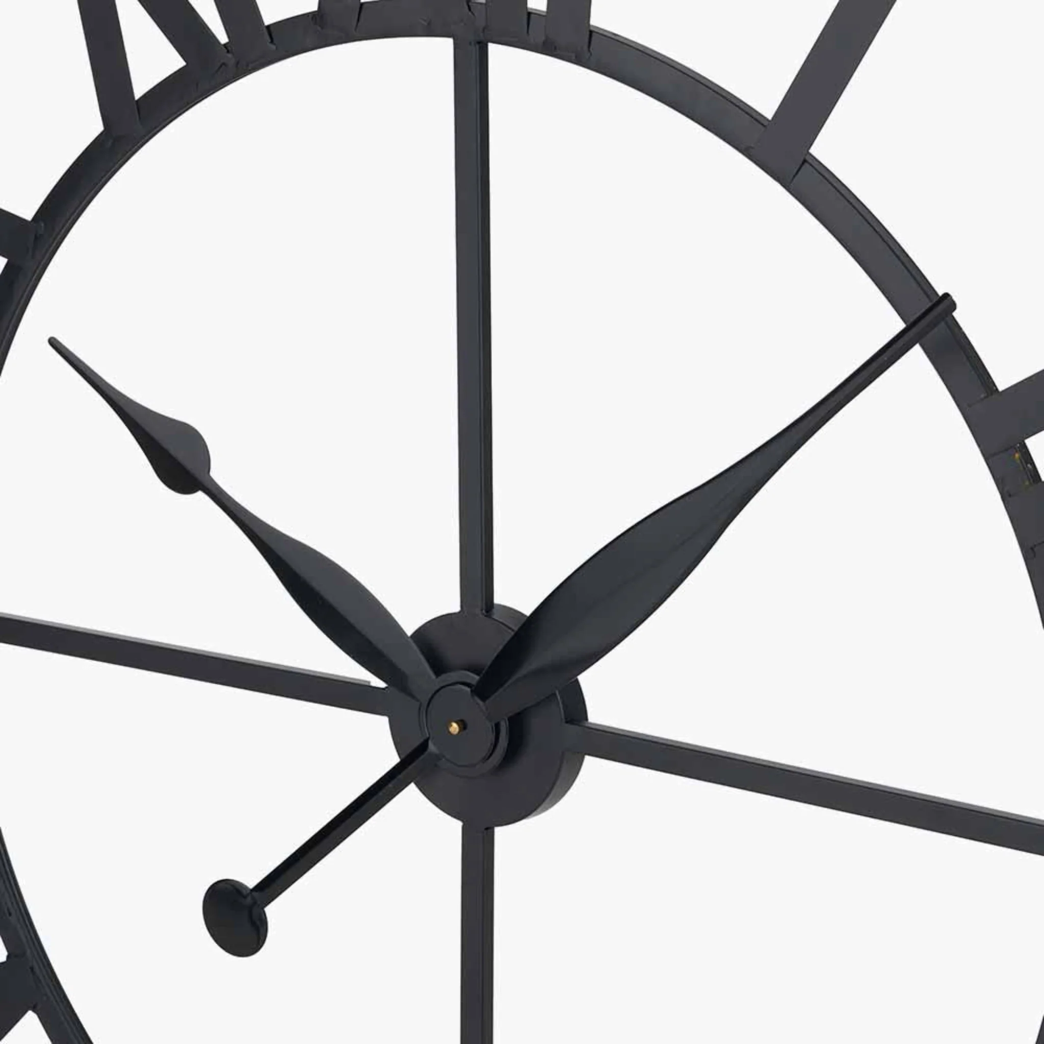 Black Metal Clock Large 120cm - Black Metal Clock Large 120CM - Image 6