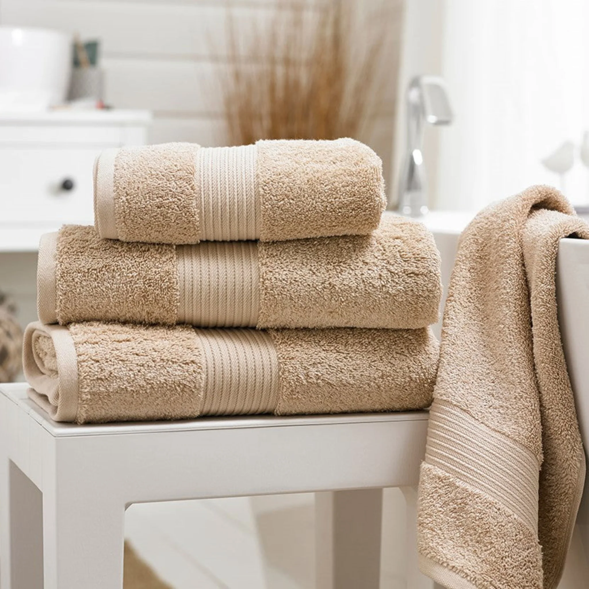 Bliss Beige Towel - Bliss Towel Biscuit - Hand