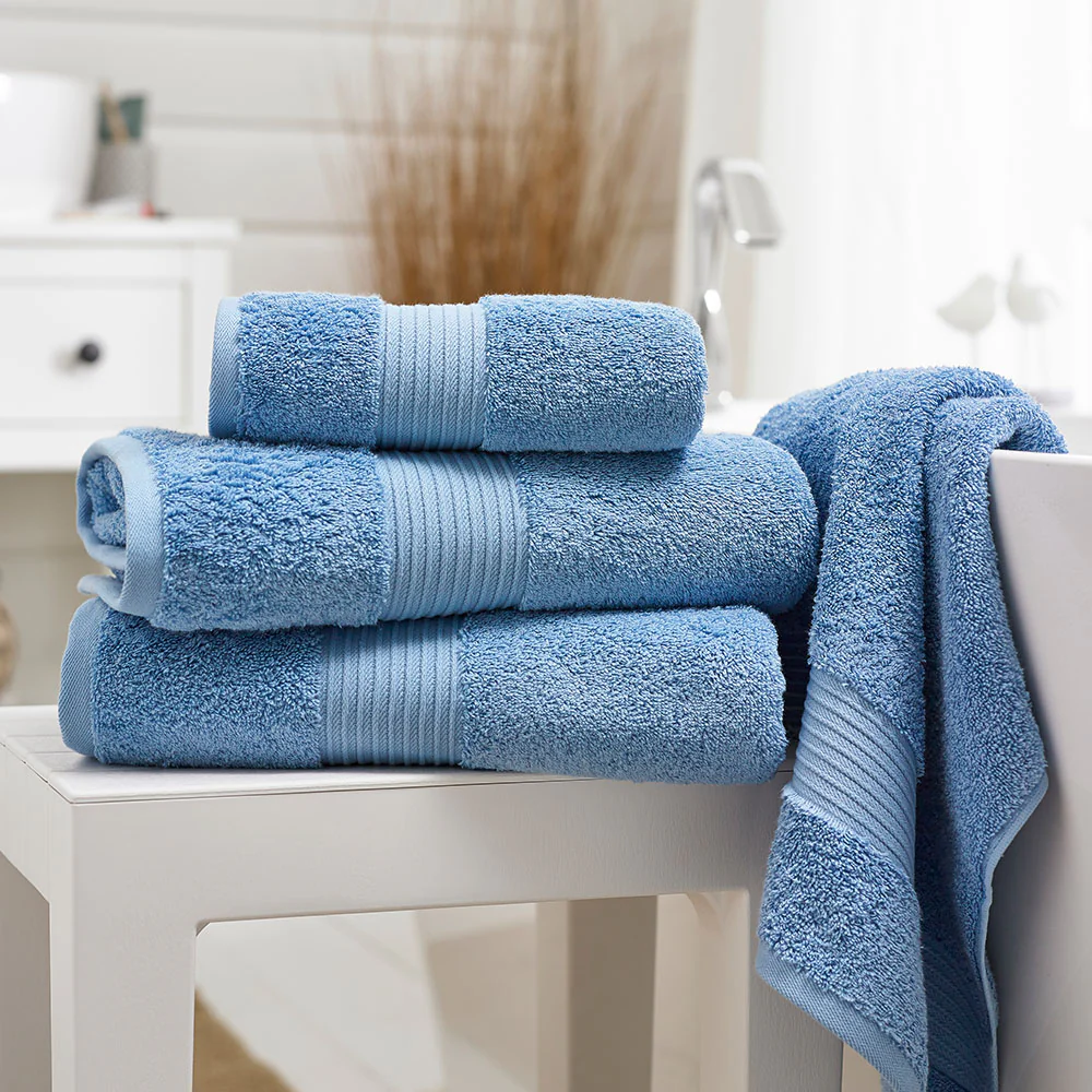 Bliss Light Blue Towel - Bliss Towel Cobalt - Face