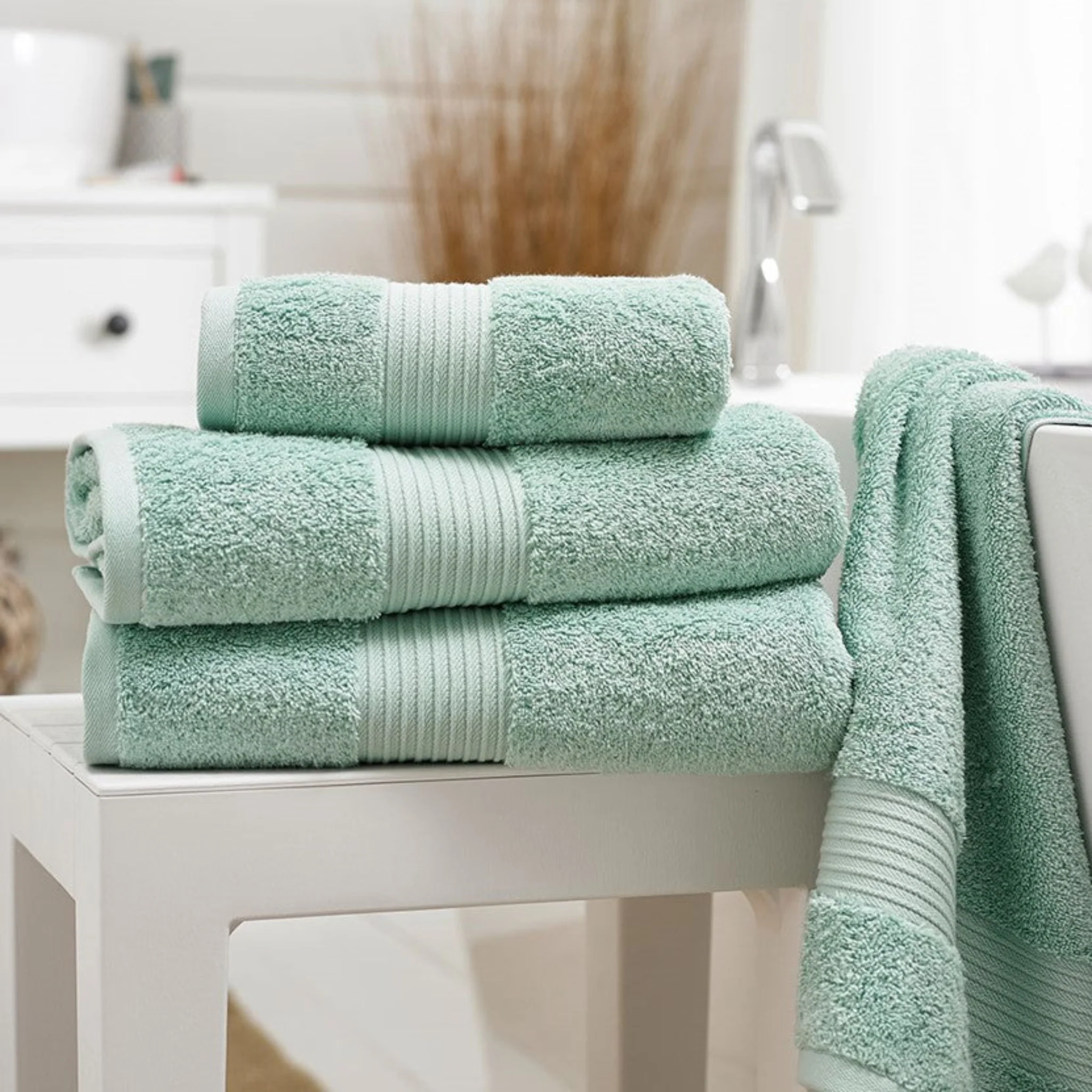 Bliss Light Green Towel - Bliss Towel Spearmint - Hand