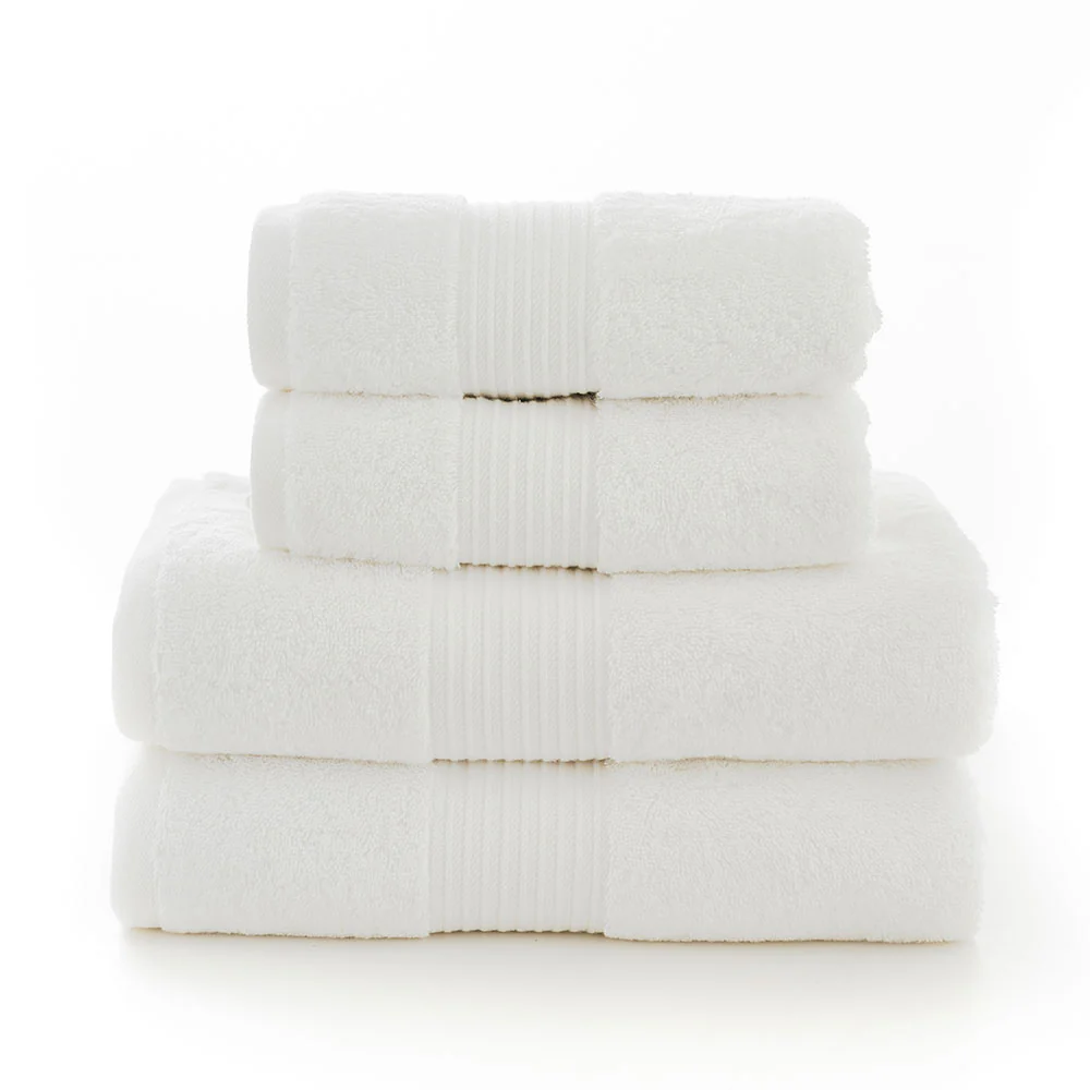 Bliss White Towel - Bliss Towel White - Face - Image 2