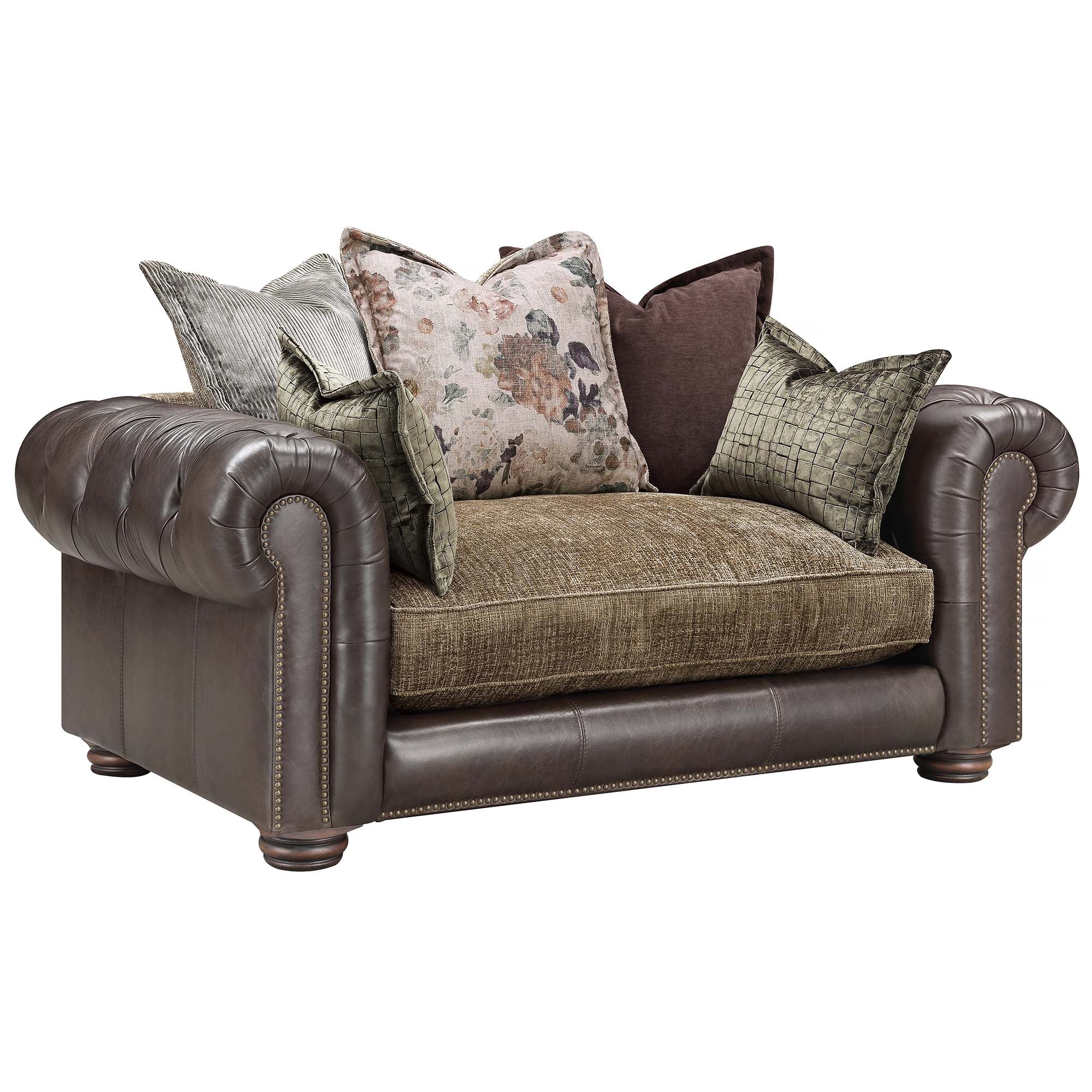 Blossom Pillow Back Loveseat - Snuggler - Standard Frame - Image 3