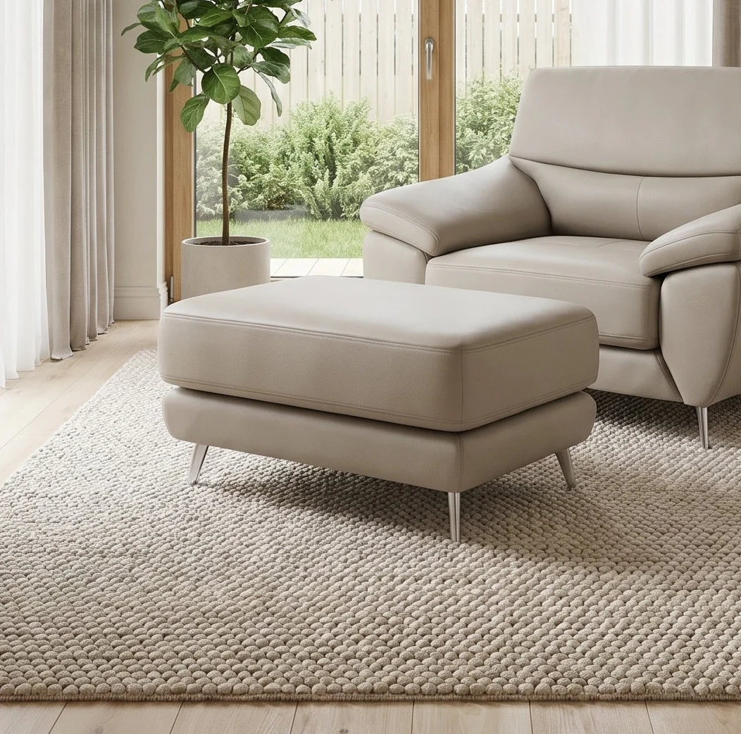 Bolero Footstool - Rectangular Footstool A Fabric - Image 2