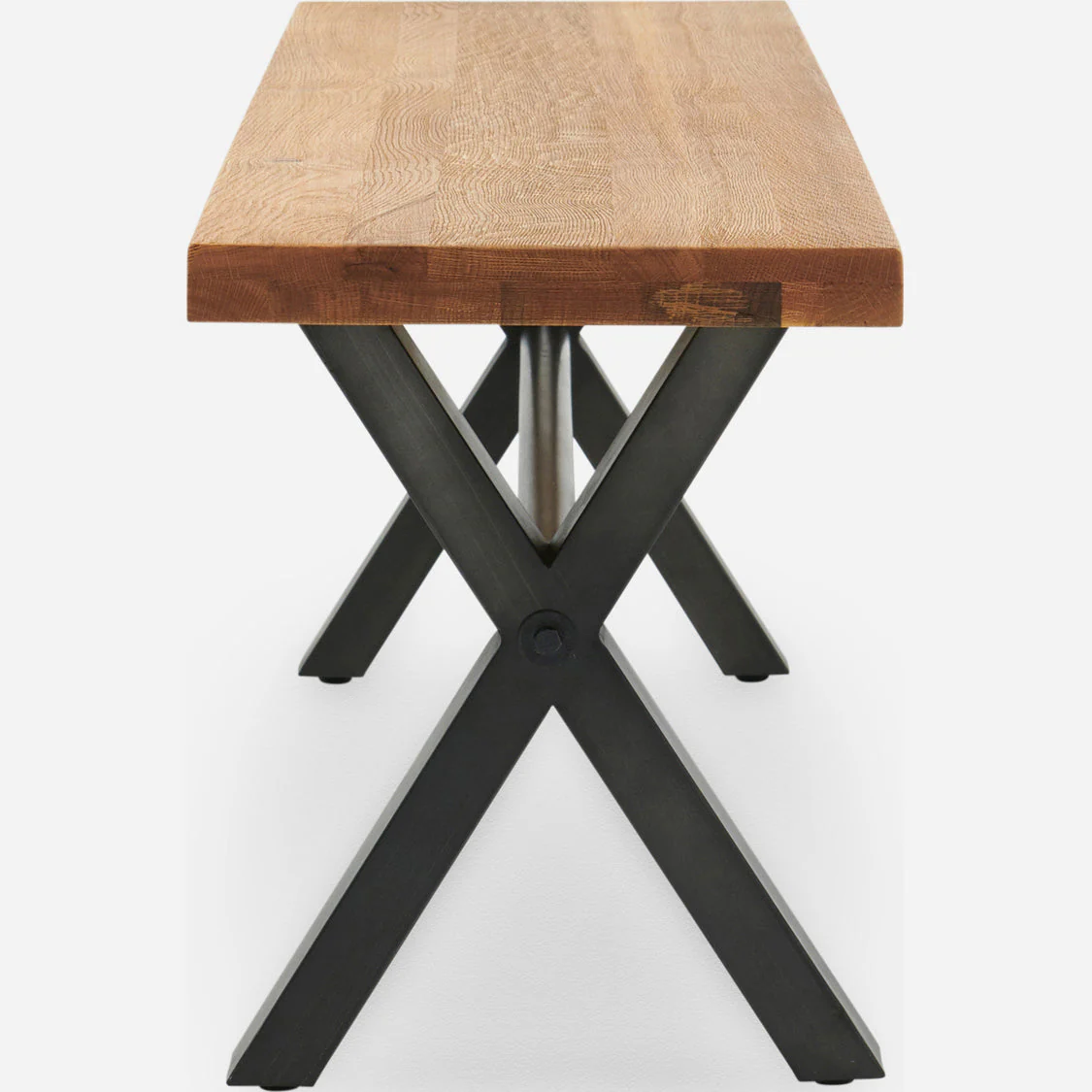 Bourton Oak Bench - Small Bench Oak / Veneer - Image 6